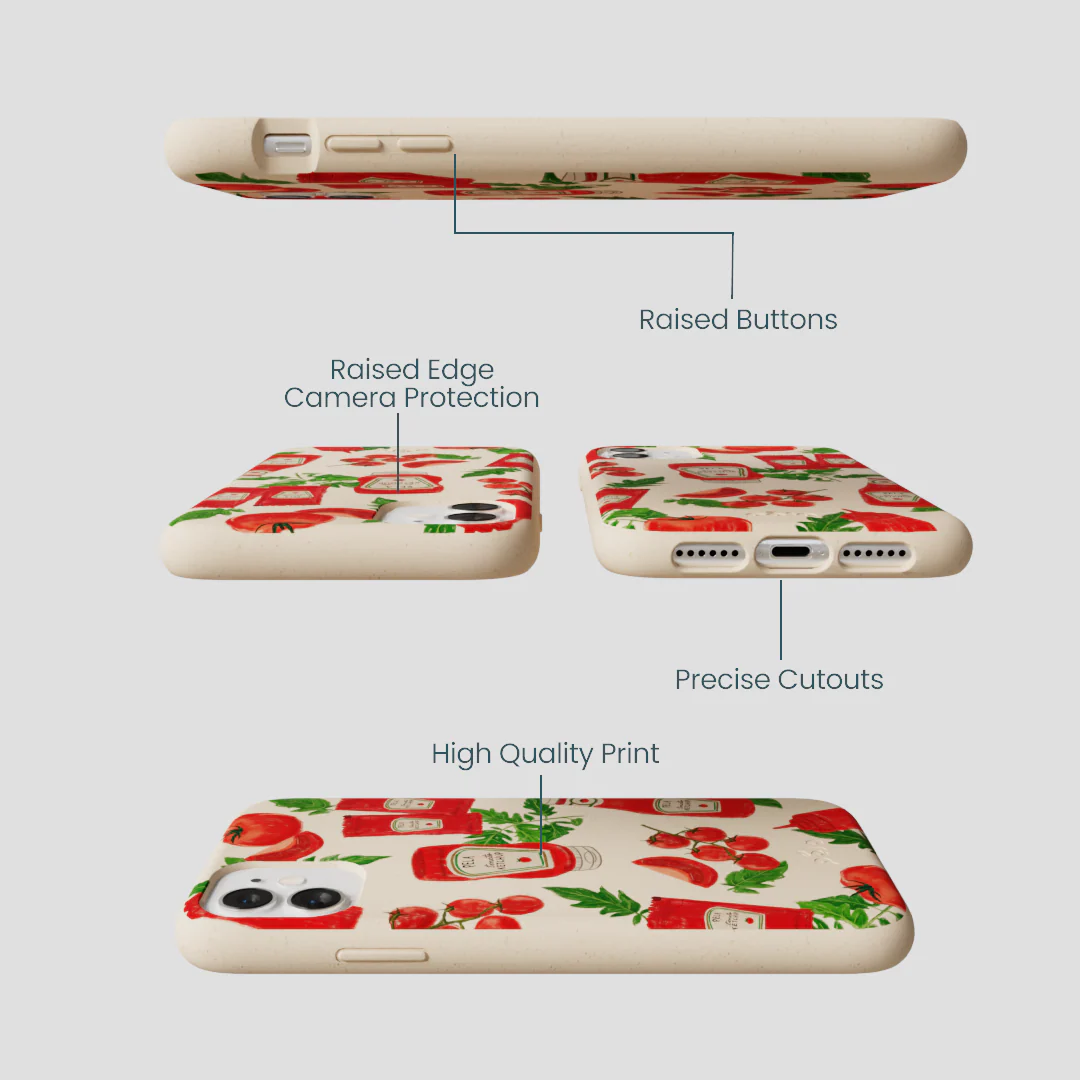 Seashell Ketchup Party iPhone 11 Case - Image 3