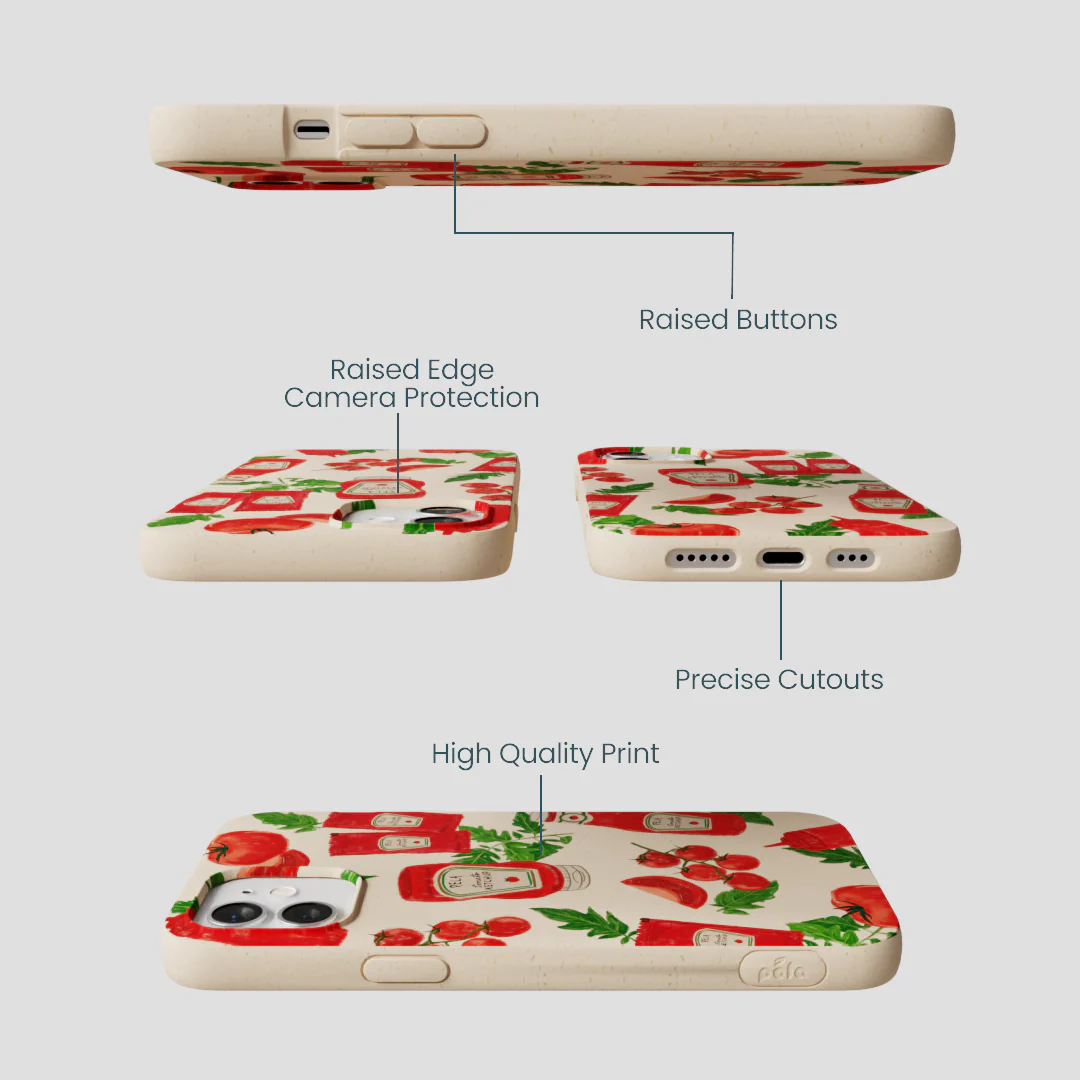 Seashell Ketchup Party iPhone 12/ iPhone 12 Pro Case - Image 3