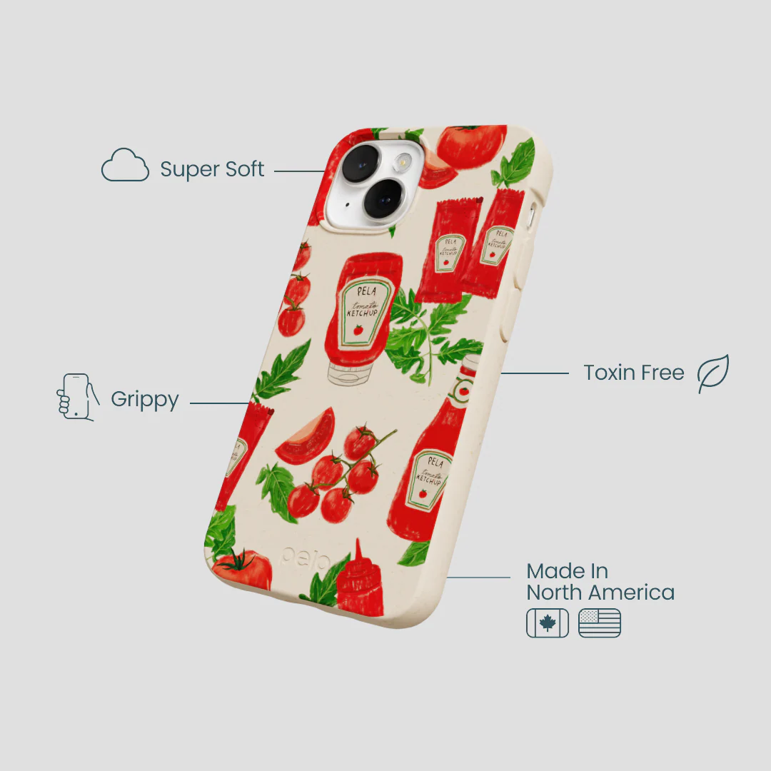 Seashell Ketchup Party iPhone 13 Mini Case - Image 4