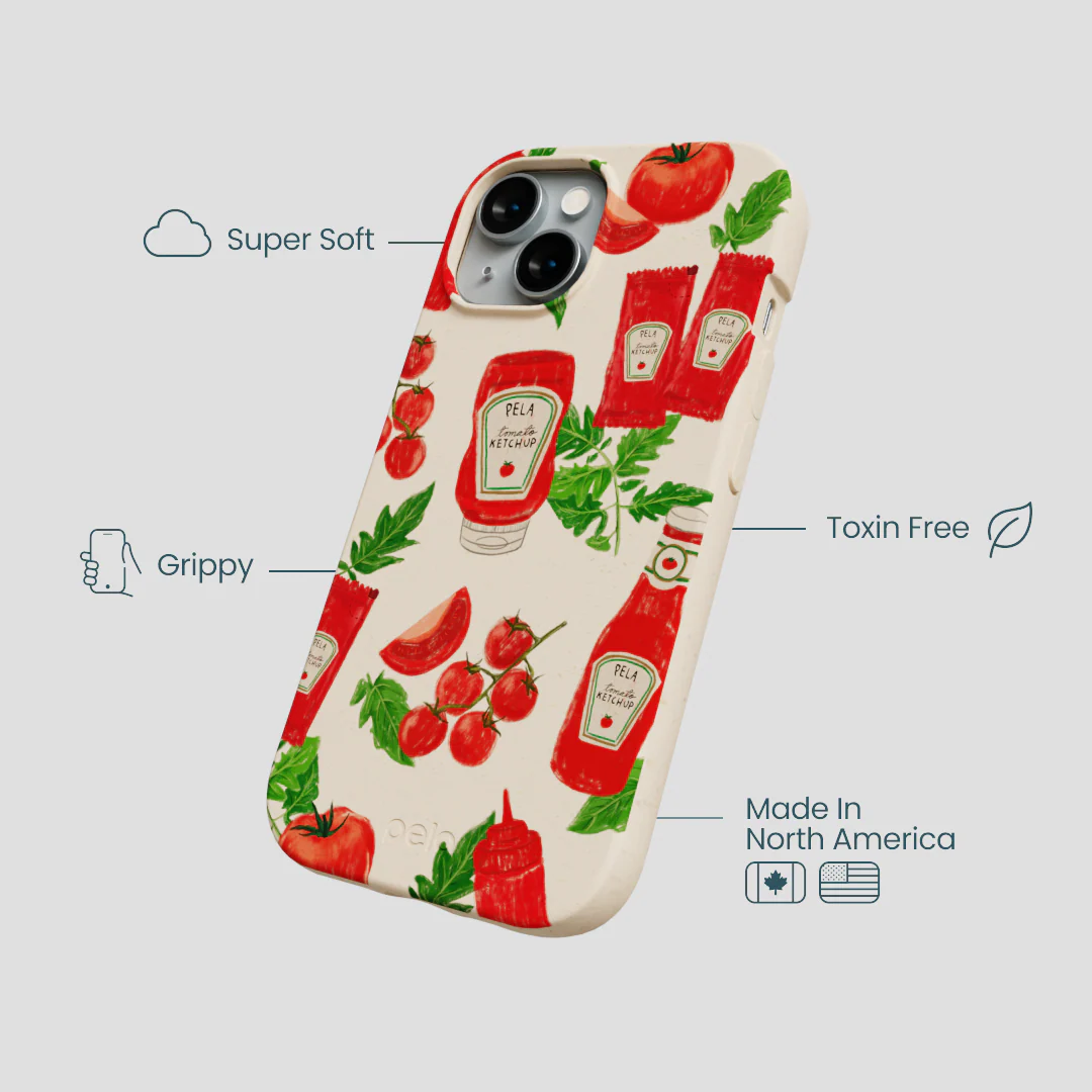 Seashell Ketchup Party iPhone 14 Case - Image 4