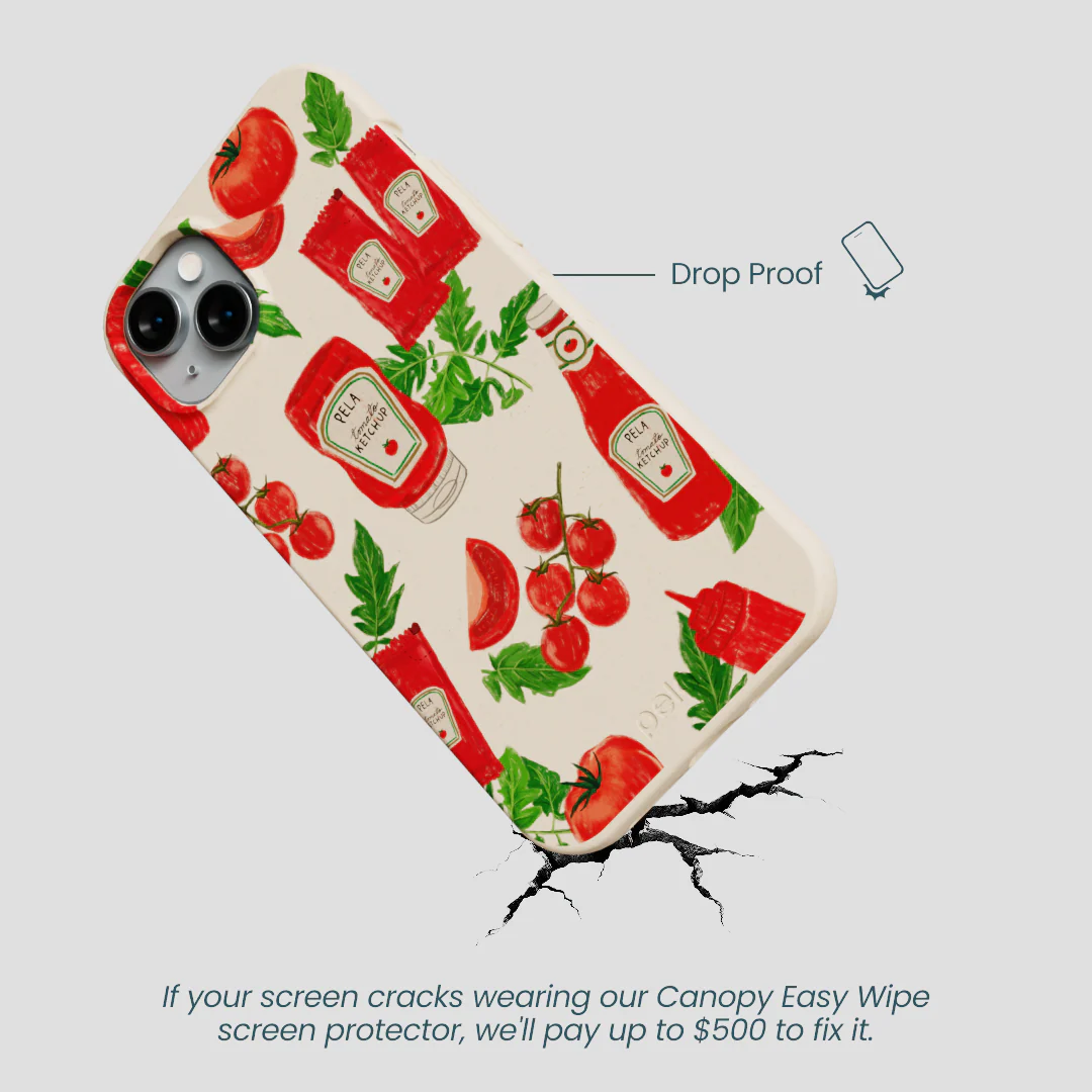 Seashell Ketchup Party iPhone 14 Plus Case - Image 5
