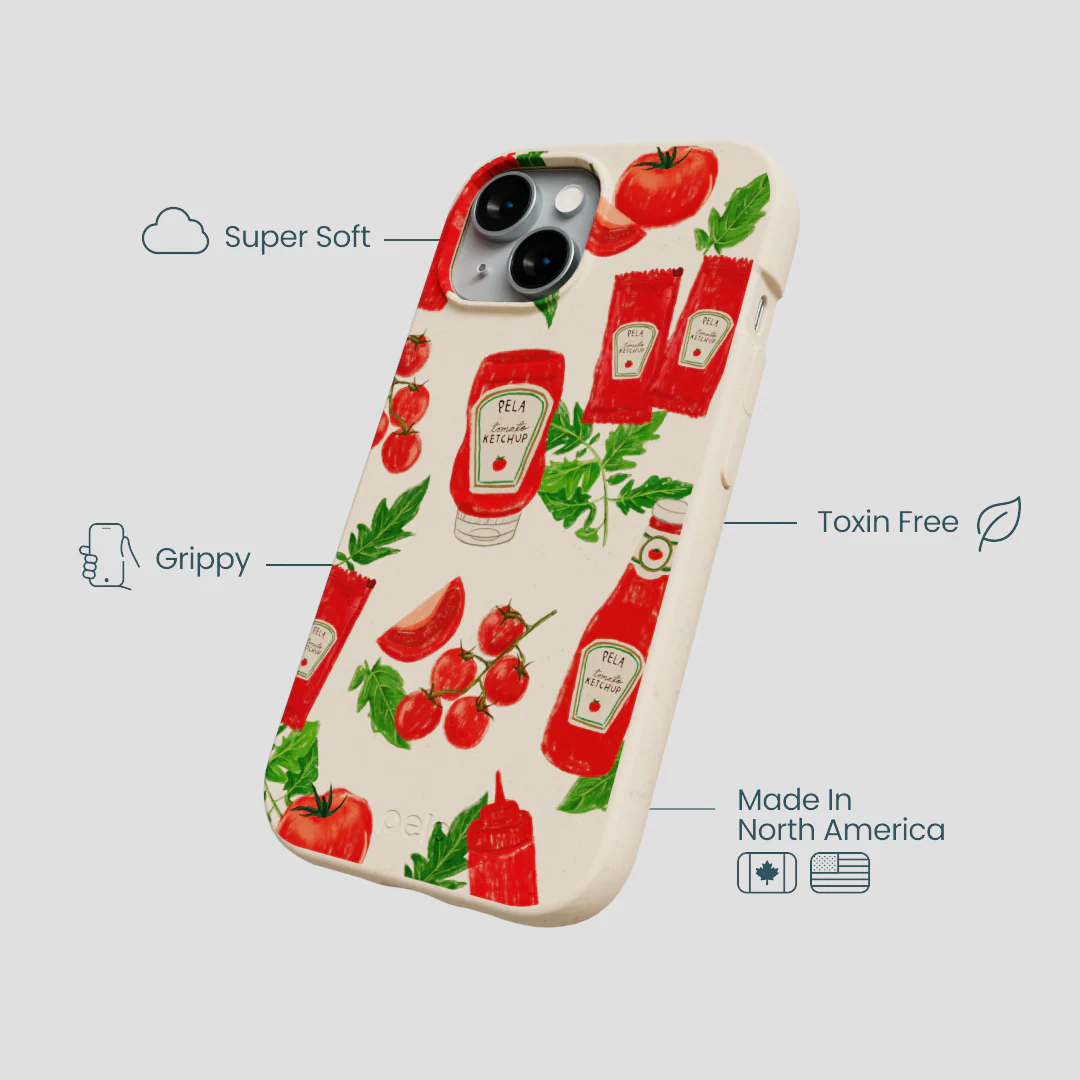 Seashell Ketchup Party iPhone 15 Case - Image 4
