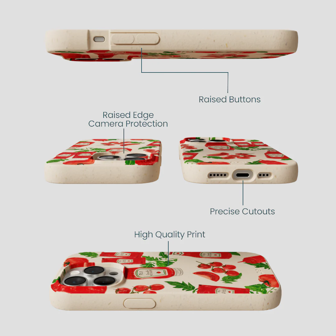 Seashell Ketchup Party iPhone 15 Pro Case - Image 3