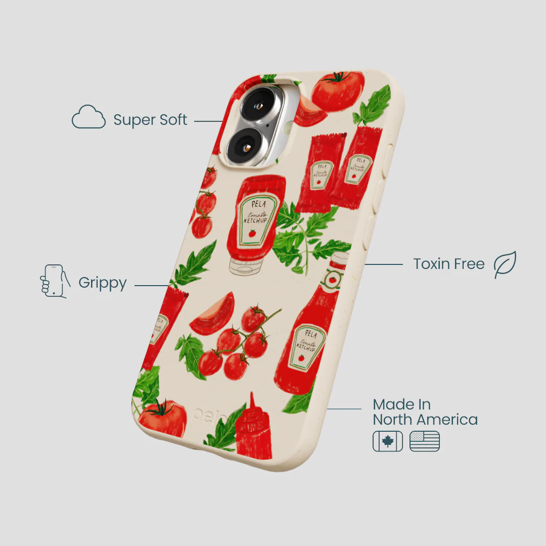 Seashell Ketchup Party iPhone 16 Case - Image 4