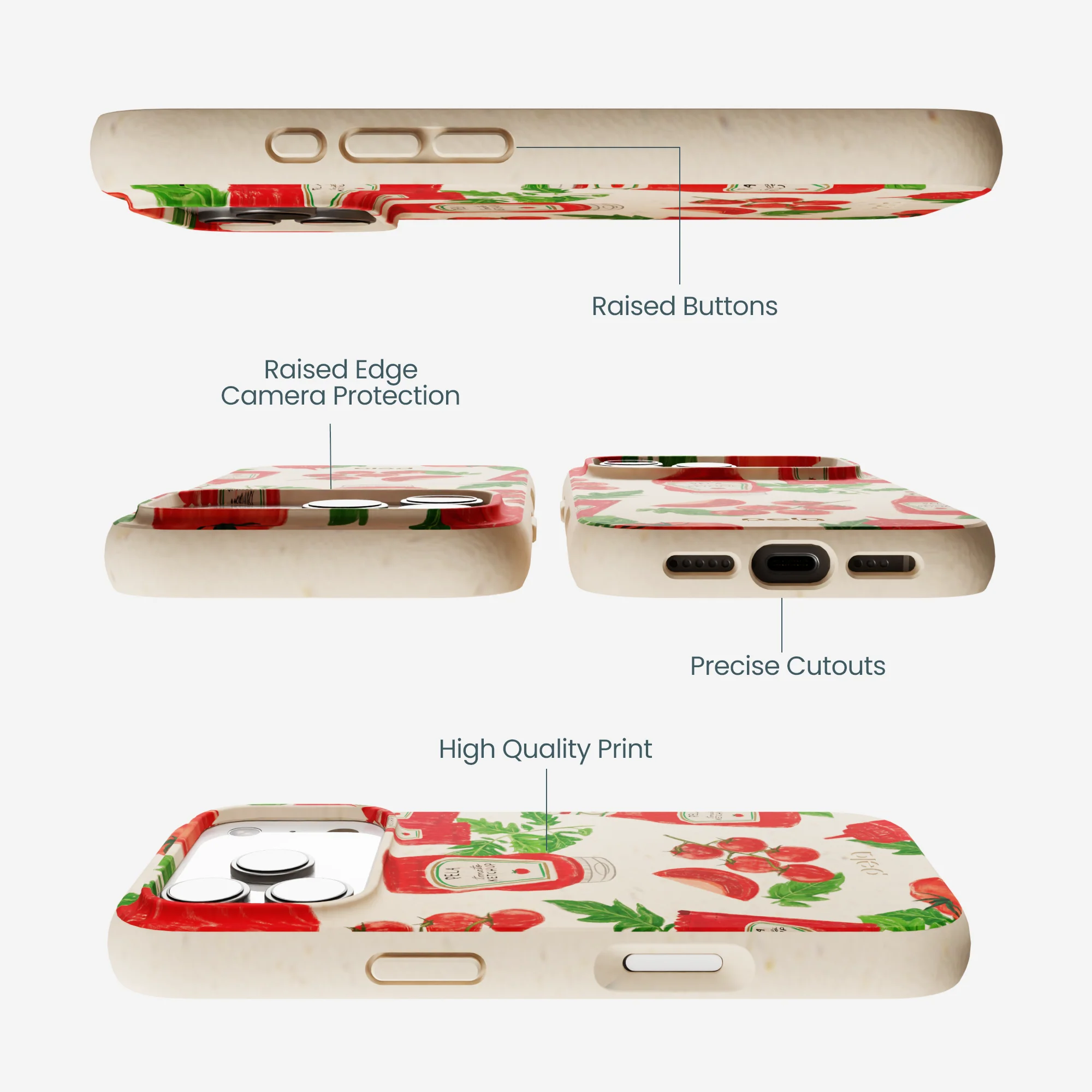 Seashell Ketchup Party iPhone 17 Pro Case - Image 3