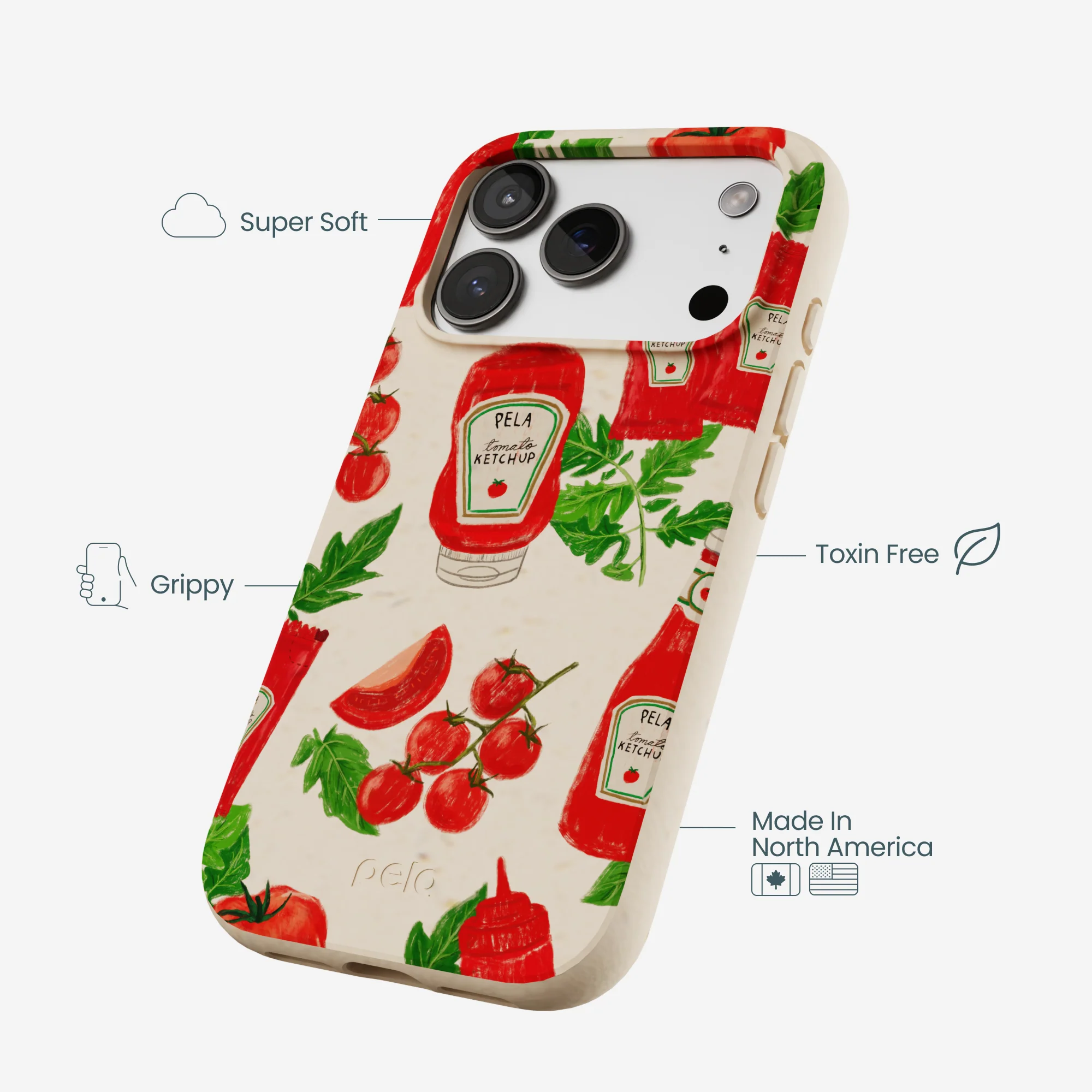 Seashell Ketchup Party iPhone 17 Pro Case - Image 4
