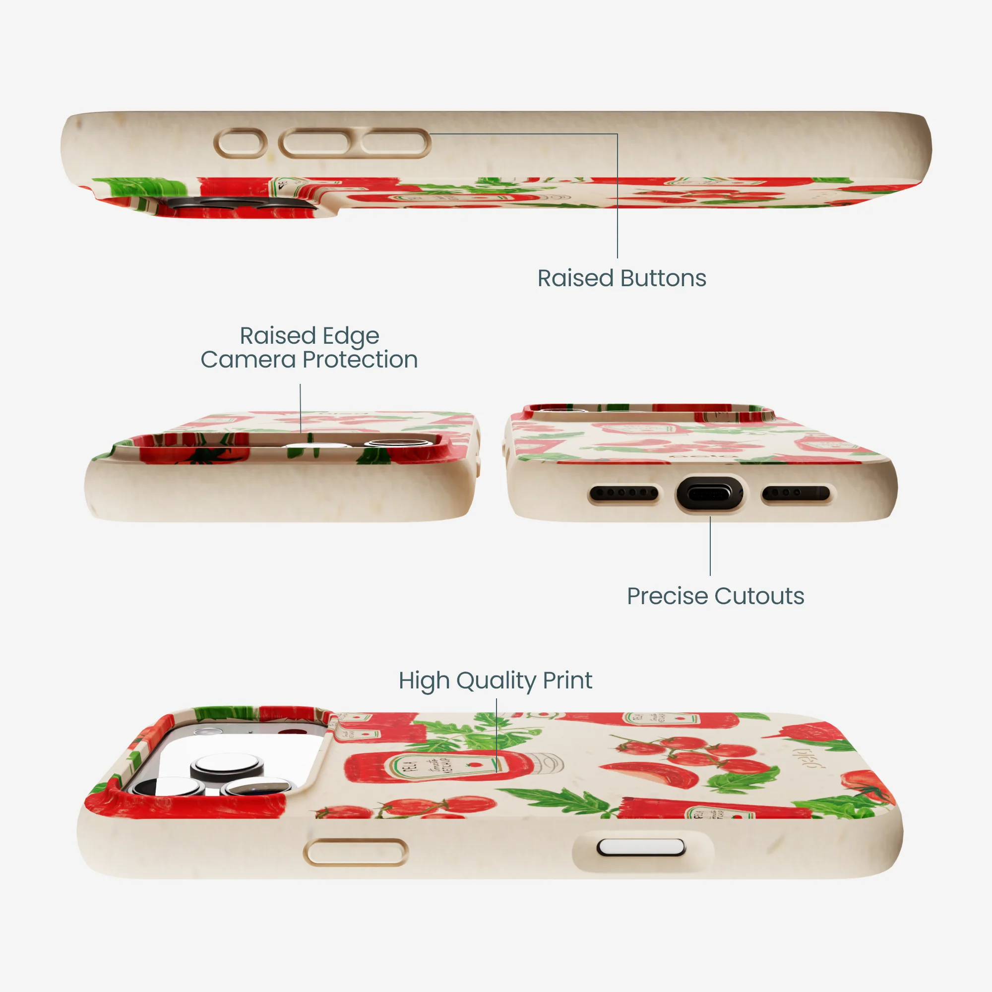 Seashell Ketchup Party iPhone 17 Pro Max Case - Image 3