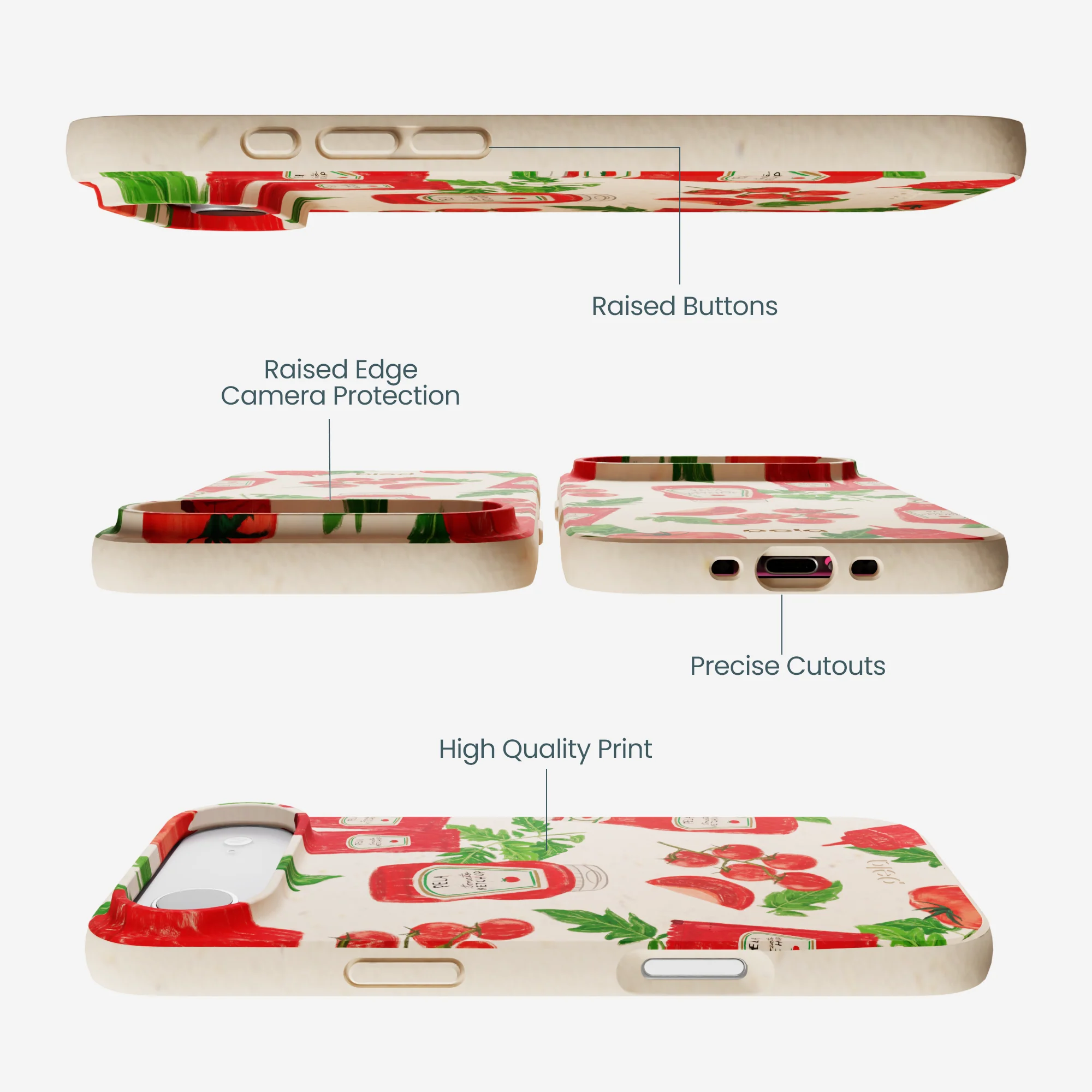 Seashell Ketchup Party iPhone Air Case - Image 3