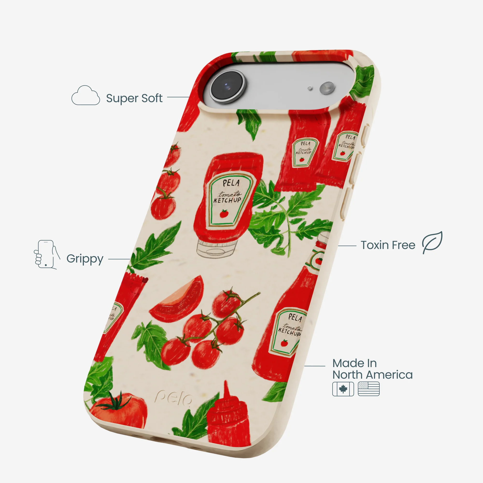 Seashell Ketchup Party iPhone Air Case - Image 4