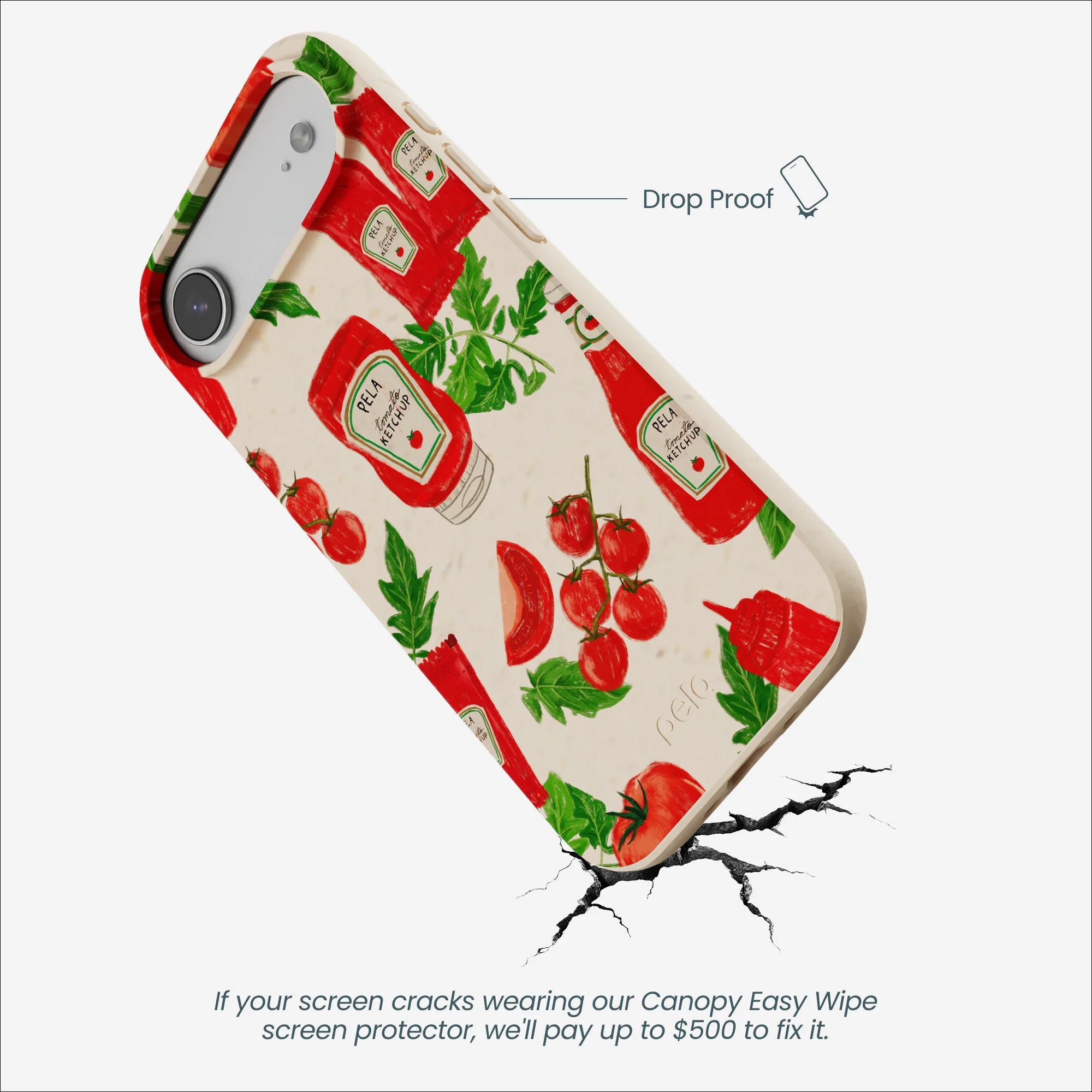 Seashell Ketchup Party iPhone Air Case - Image 5