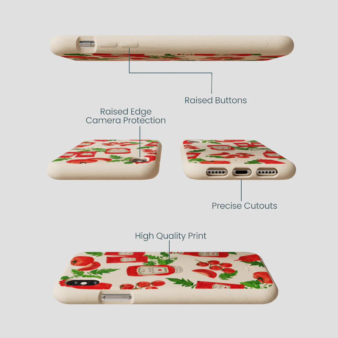 Seashell Ketchup Party iPhone XR Case - Image 3