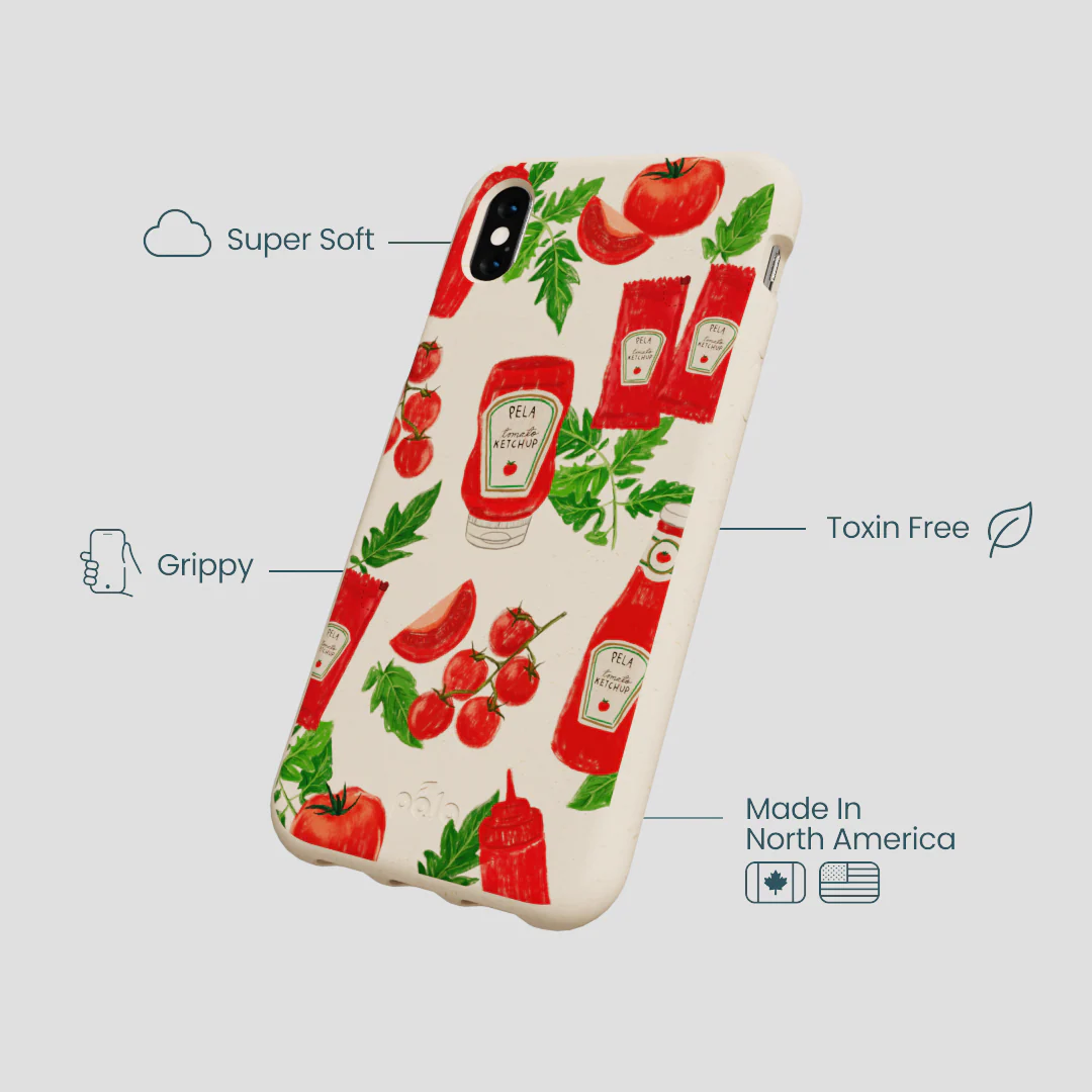 Seashell Ketchup Party iPhone XR Case - Image 4
