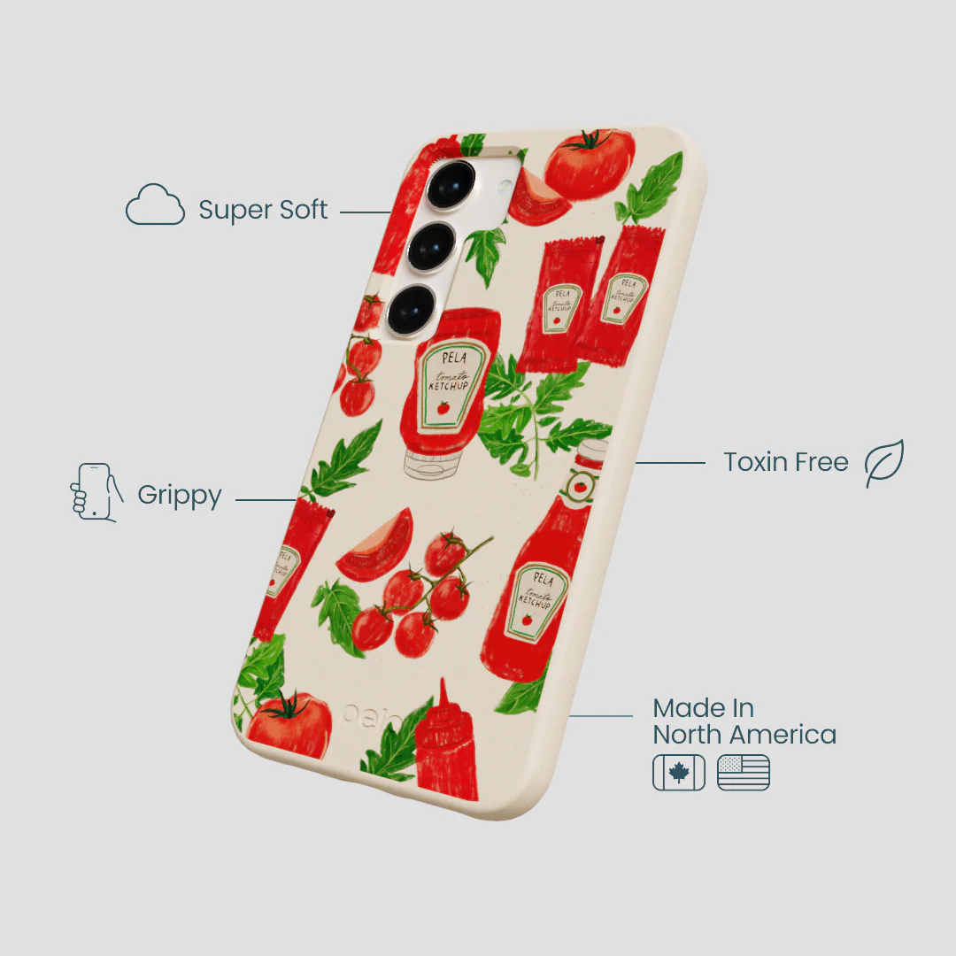Seashell Ketchup Party Samsung Galaxy S23 Case - Image 4