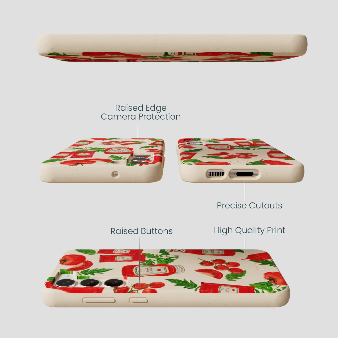 Seashell Ketchup Party Samsung Galaxy S23+(Plus) Case - Image 3