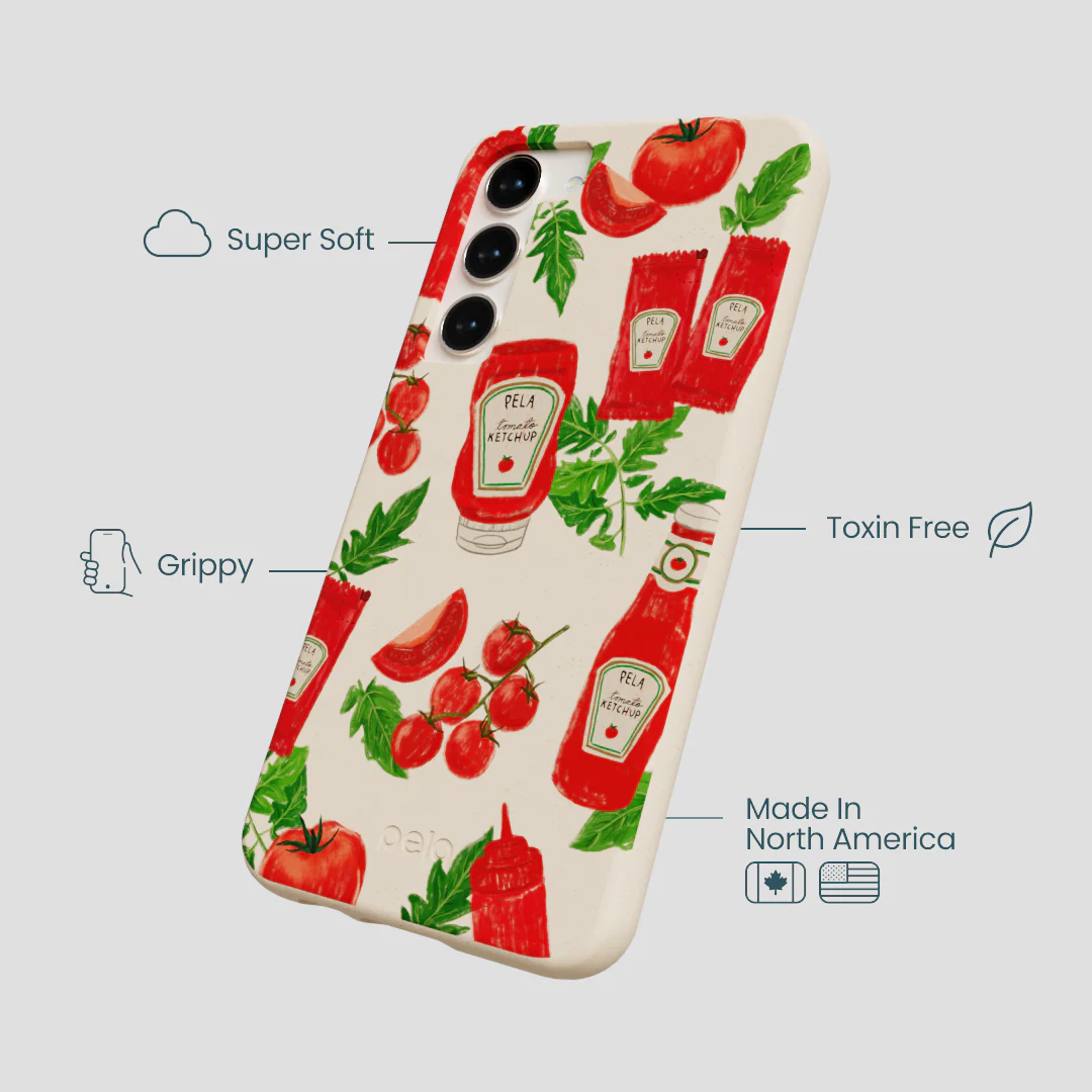 Seashell Ketchup Party Samsung Galaxy S23+(Plus) Case - Image 4