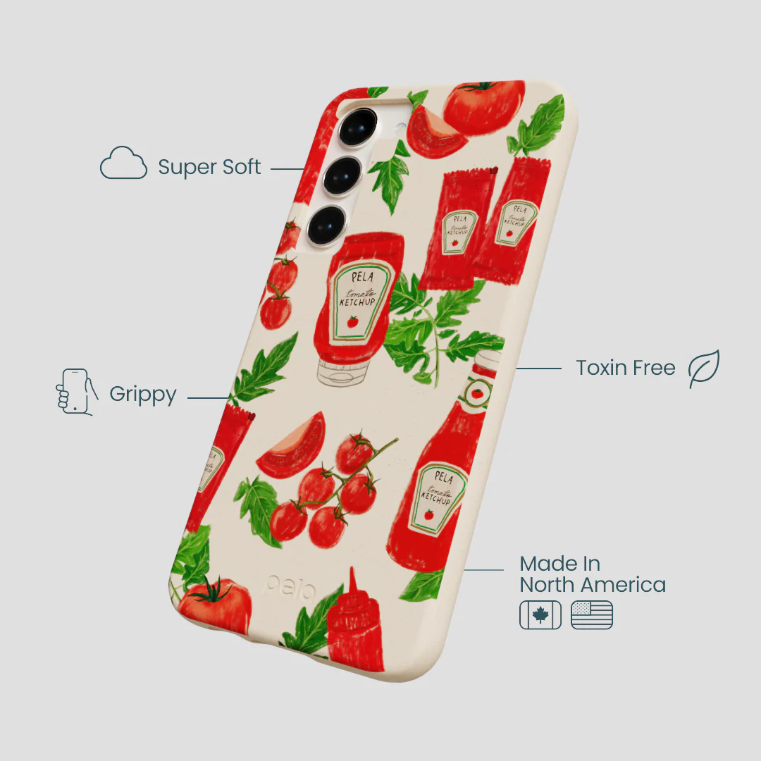 Seashell Ketchup Party Samsung Galaxy S24+(Plus) Case - Image 4
