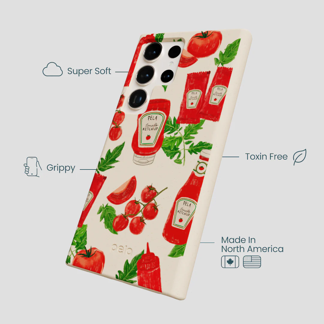 Seashell Ketchup Party Samsung Galaxy S24 Ultra Case - Image 4