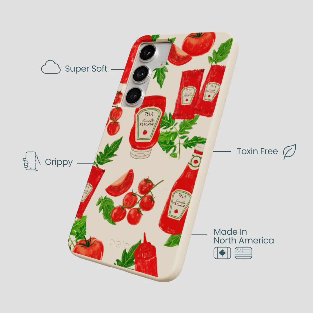 Seashell Ketchup Party Samsung Galaxy S25+(Plus) Case - Image 4