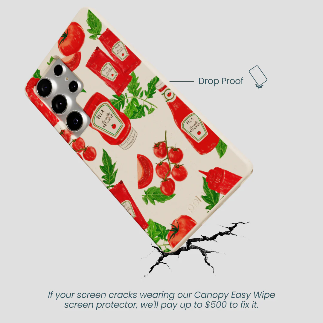 Seashell Ketchup Party Samsung Galaxy S25 Ultra Case - Image 5