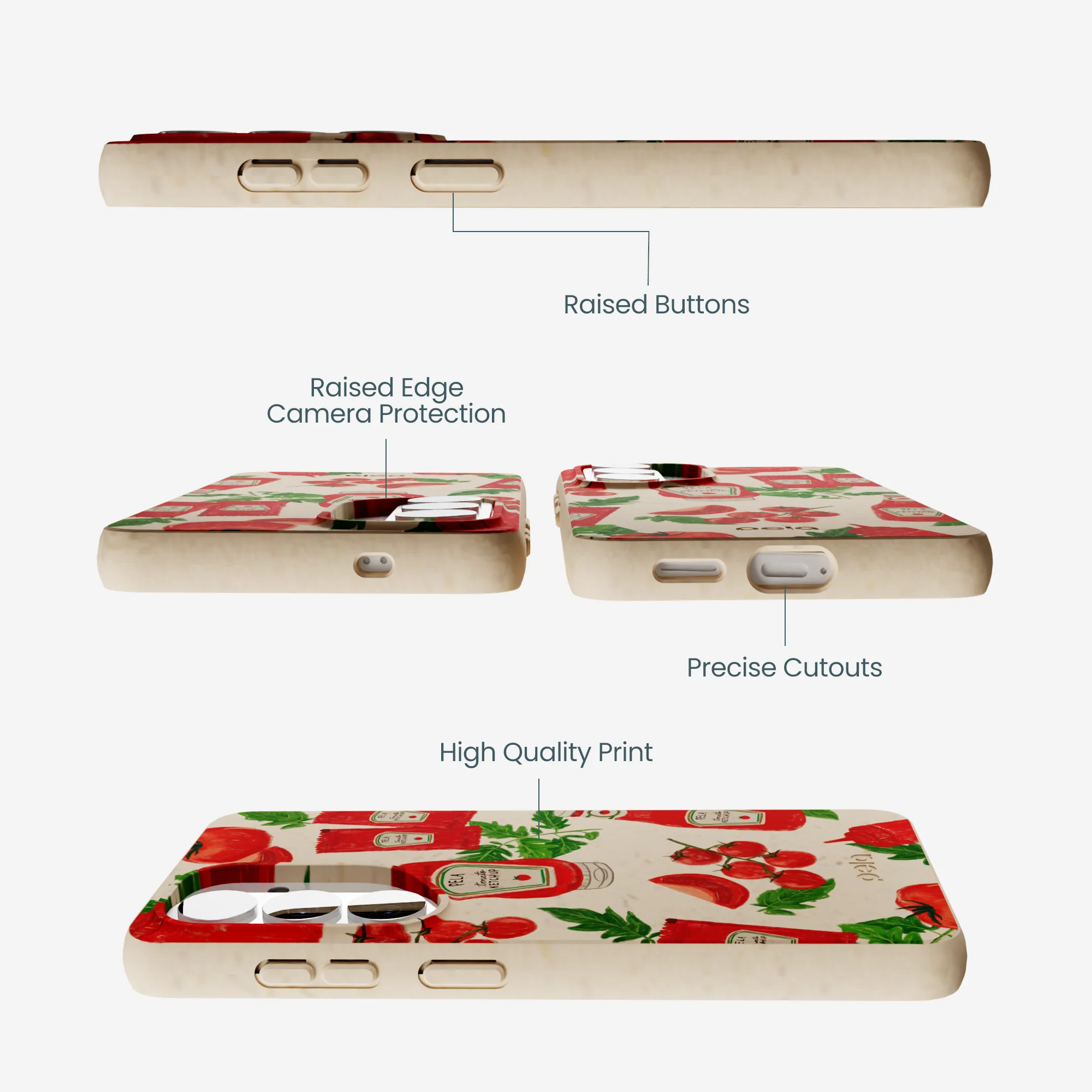 Seashell Ketchup Party Samsung Galaxy S26 Case - Image 3