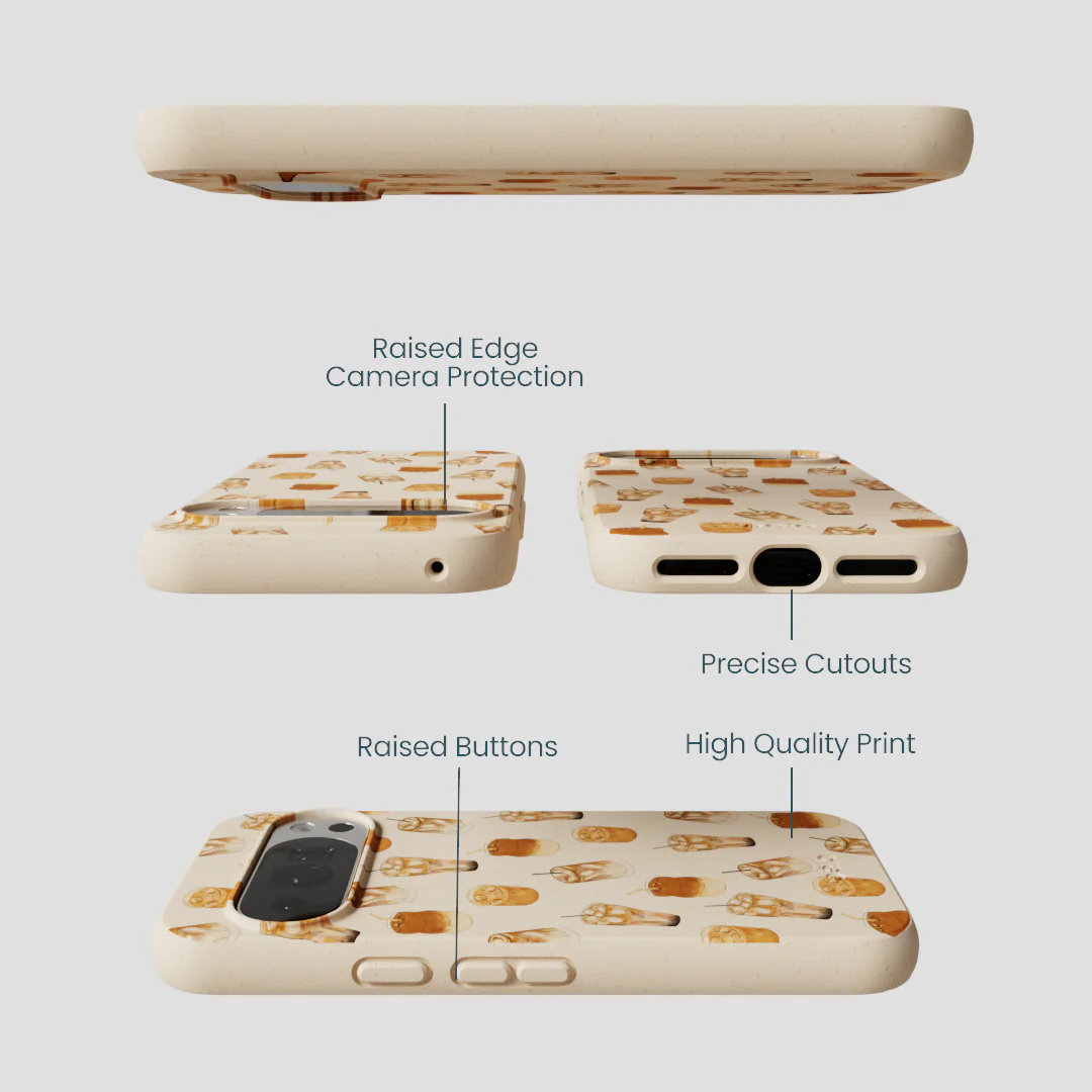 Seashell Latte Love Google Pixel 10/10 Pro Case - Image 3