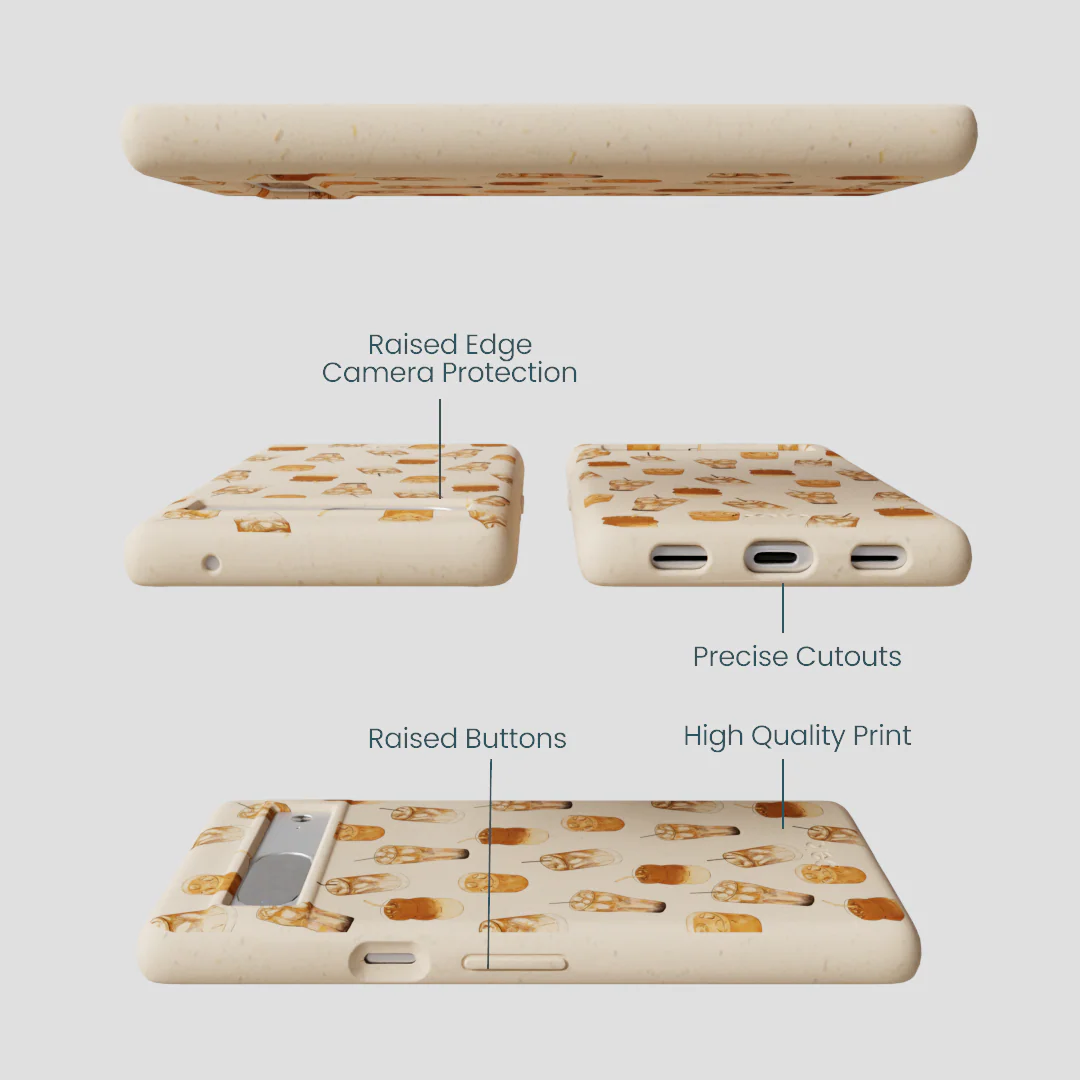 Seashell Latte Love Google Pixel 7 Case - Image 3