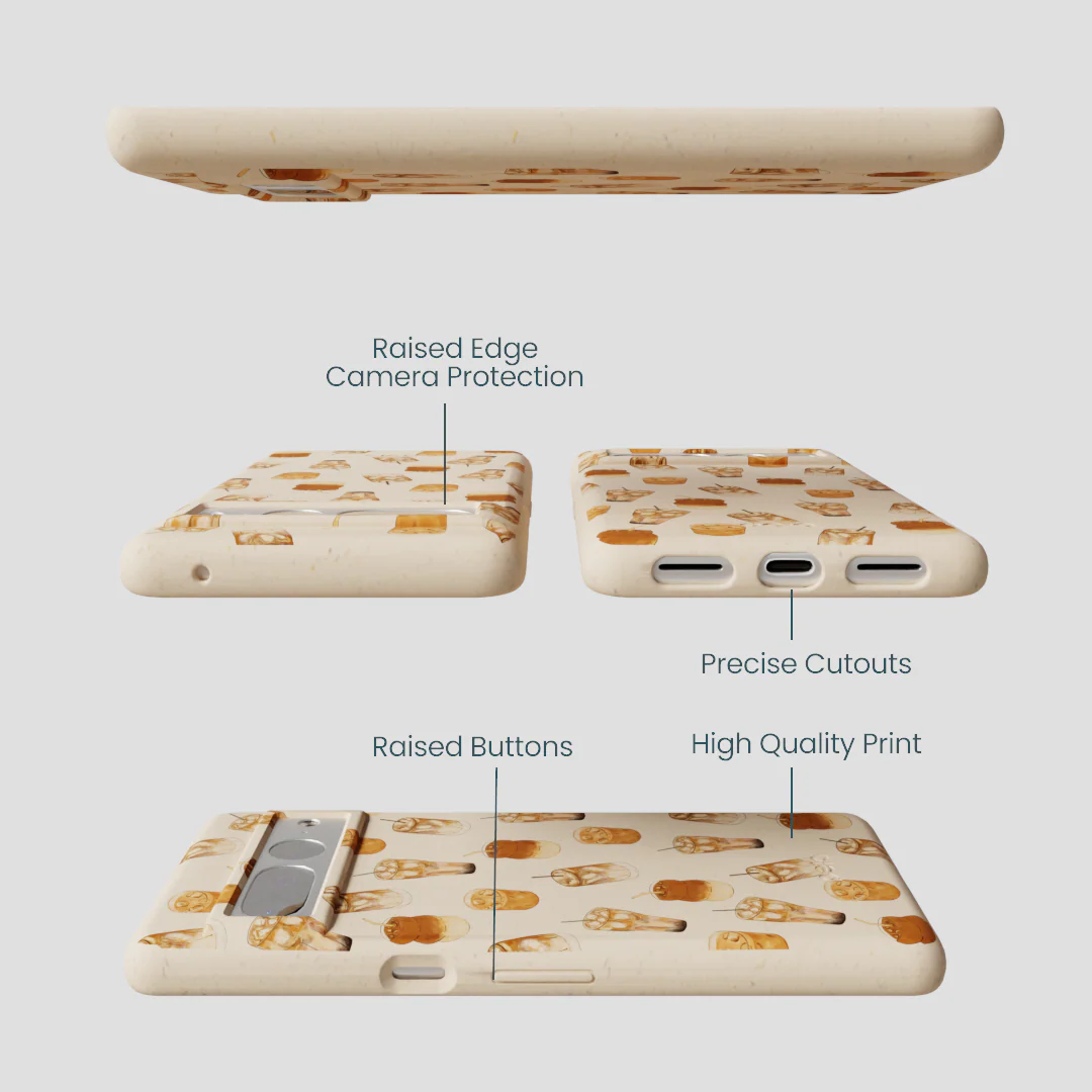 Seashell Latte Love Google Pixel 7 Pro Case - Image 3