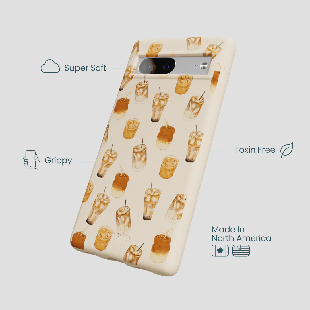 Seashell Latte Love Google Pixel 7a Case - Image 4