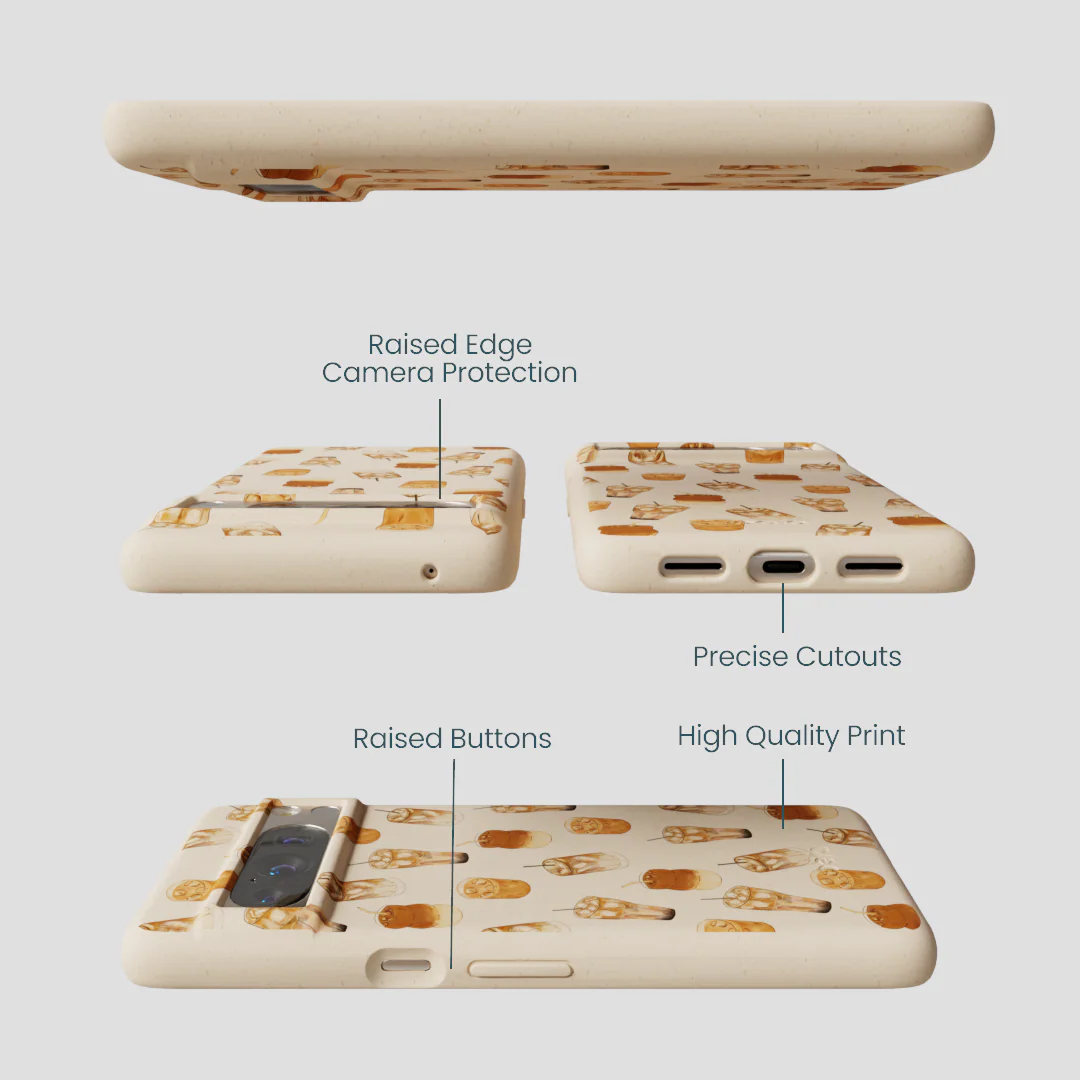 Seashell Latte Love Google Pixel 8 Pro Case - Image 3