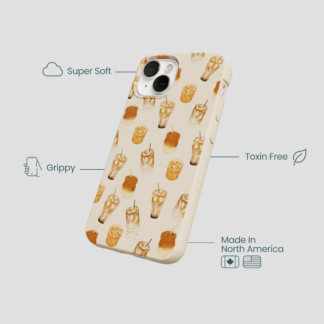 Seashell Latte Love iPhone 13 Mini Case - Image 4