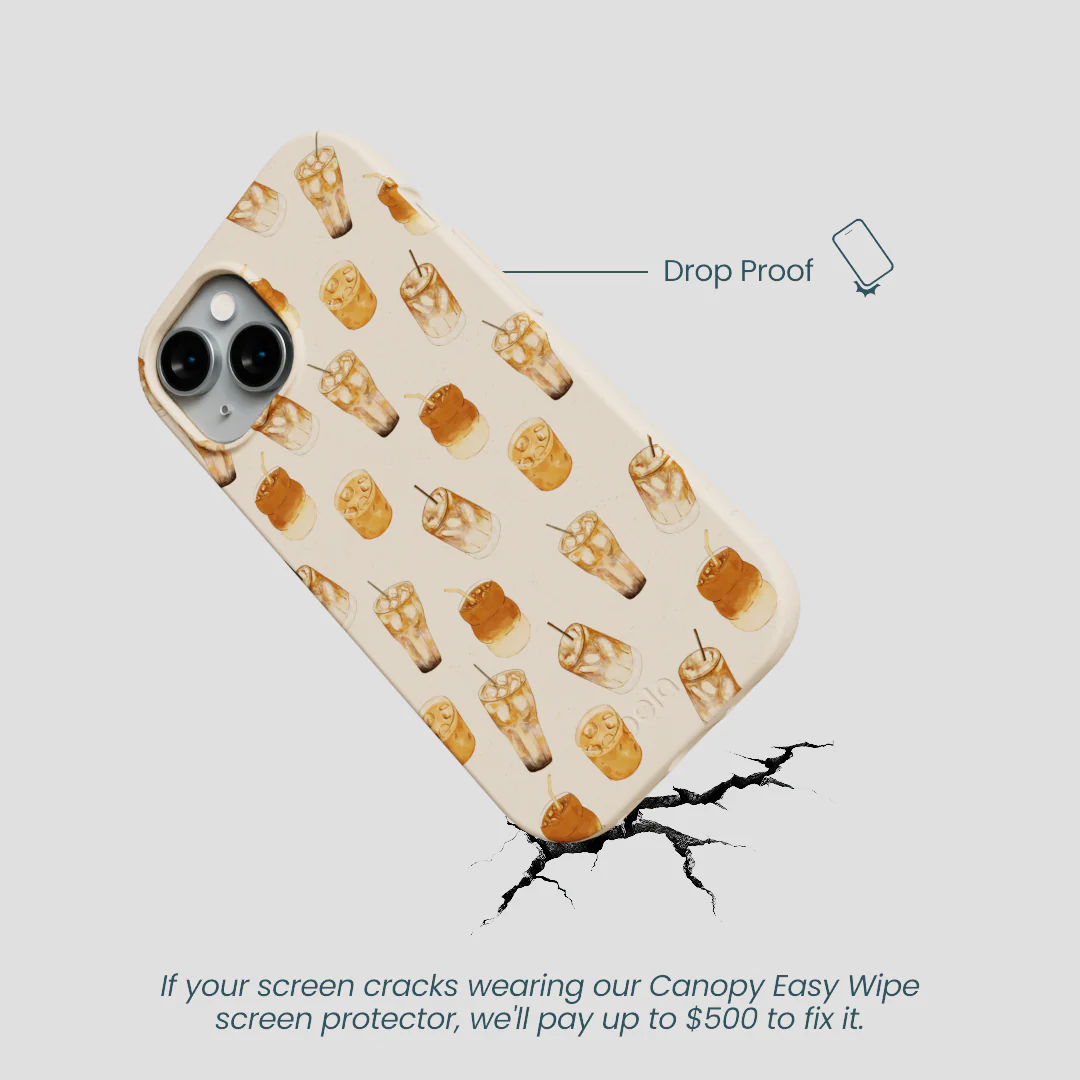 Seashell Latte Love iPhone 14 Case - Image 5