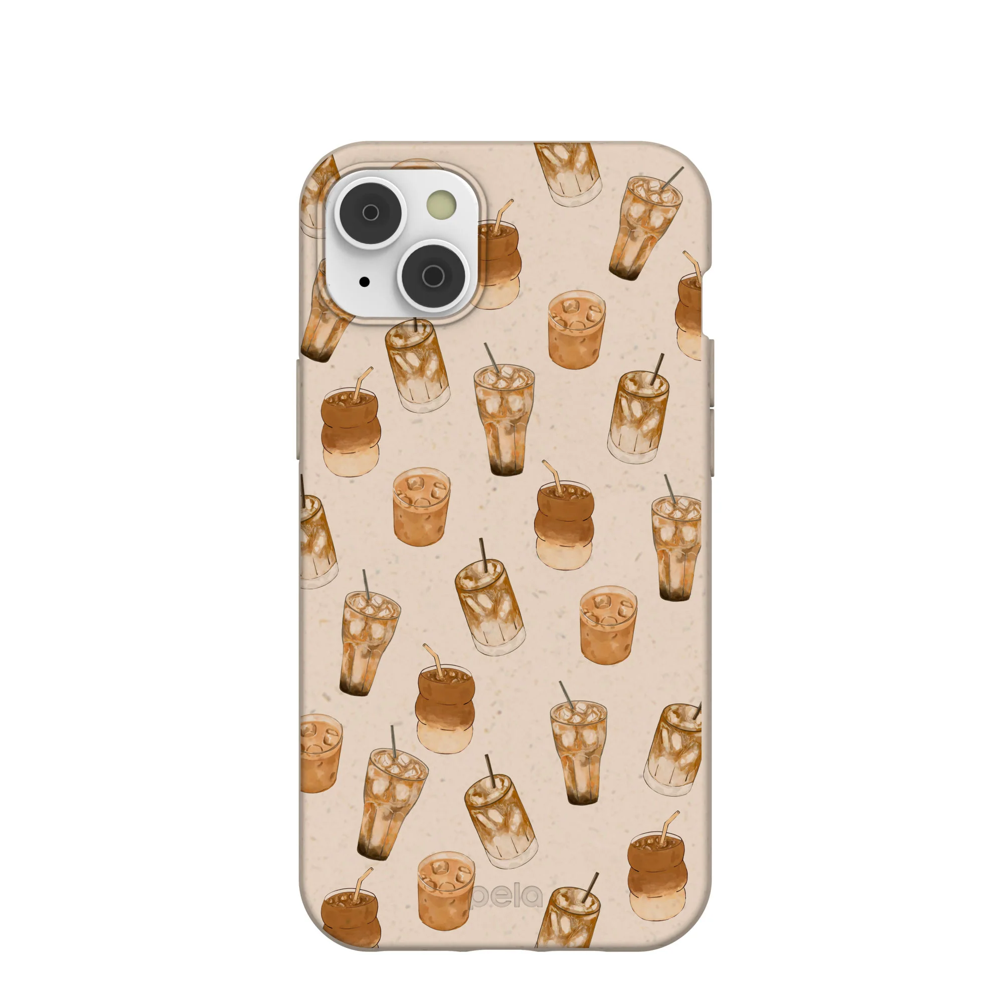 Seashell Latte Love iPhone 14 Plus Case