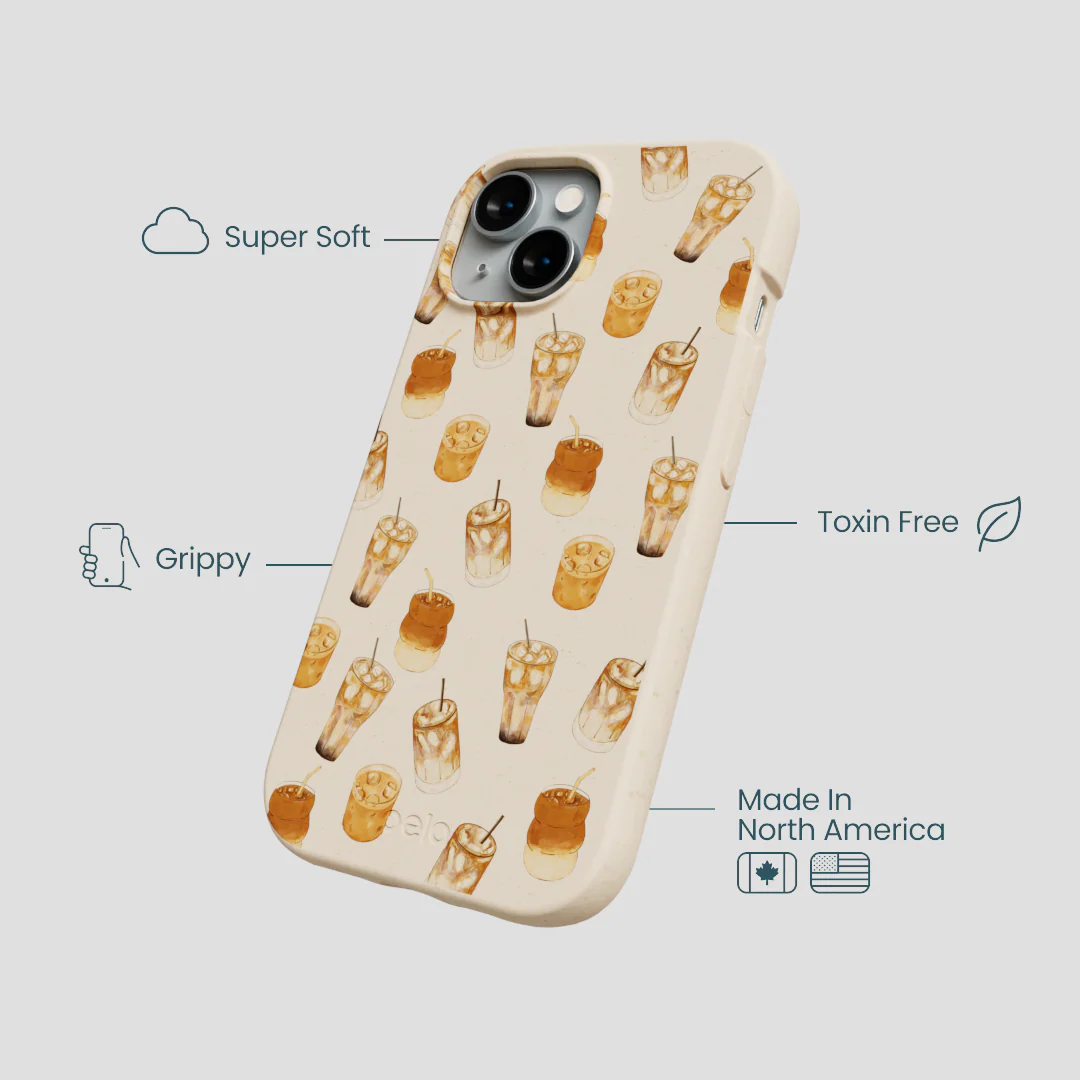 Seashell Latte Love iPhone 15 Case - Image 4