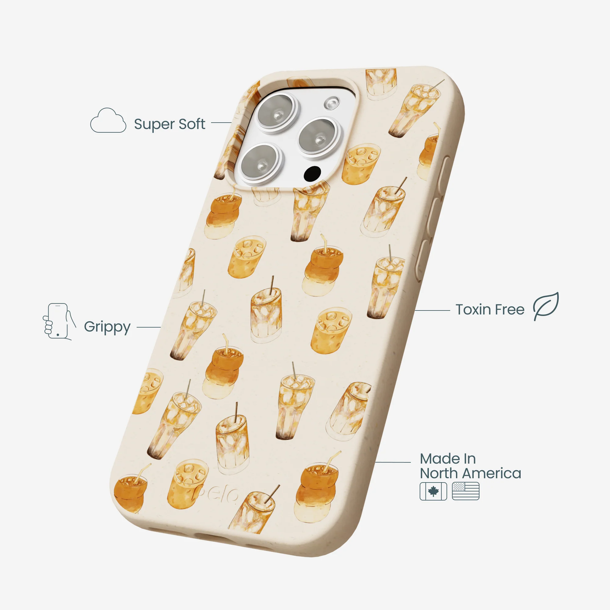Seashell Latte Love iPhone 16 Pro Max Case - Image 4