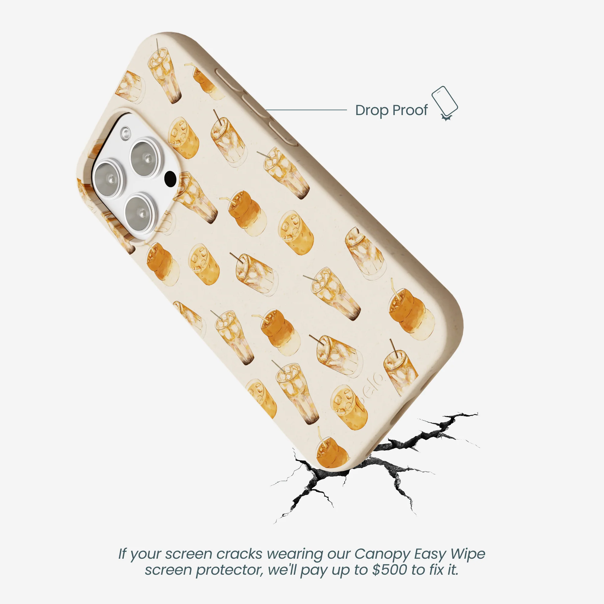 Seashell Latte Love iPhone 16 Pro Max Case - Image 5