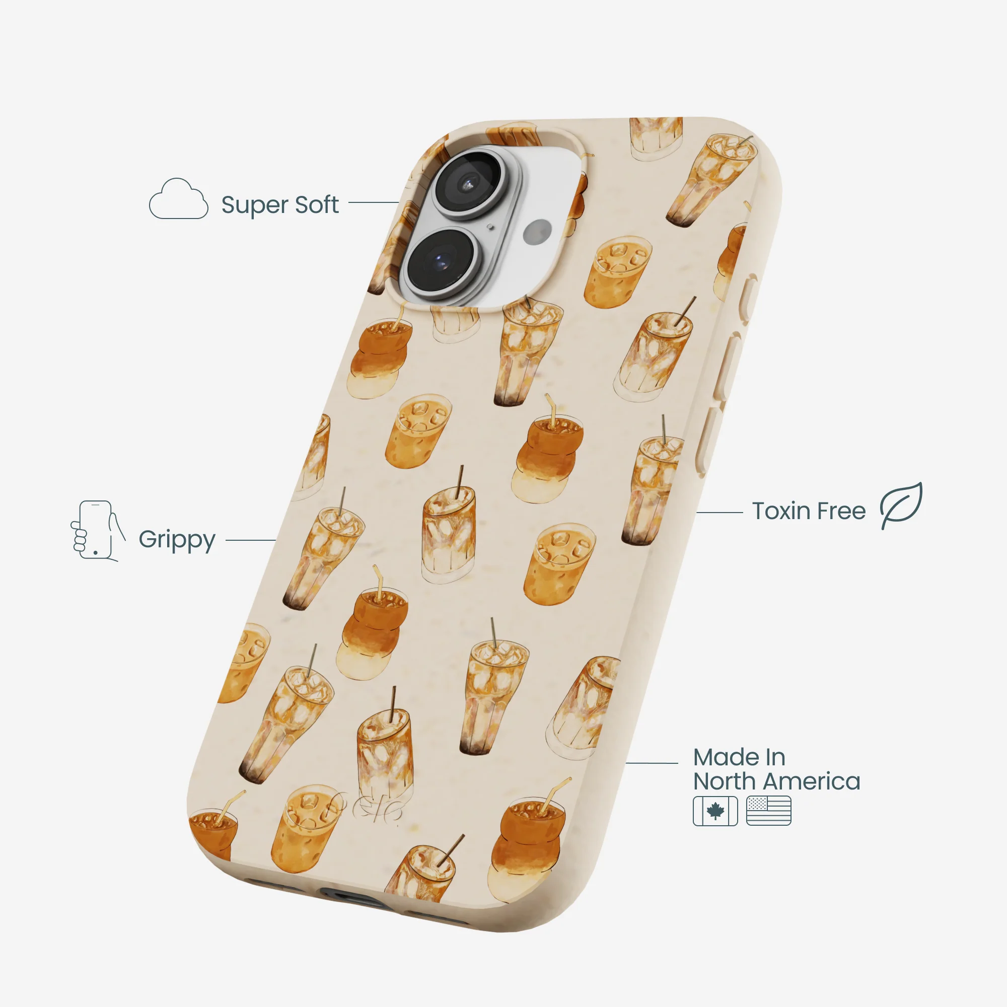 Seashell Latte Love iPhone 17 Case - Image 4