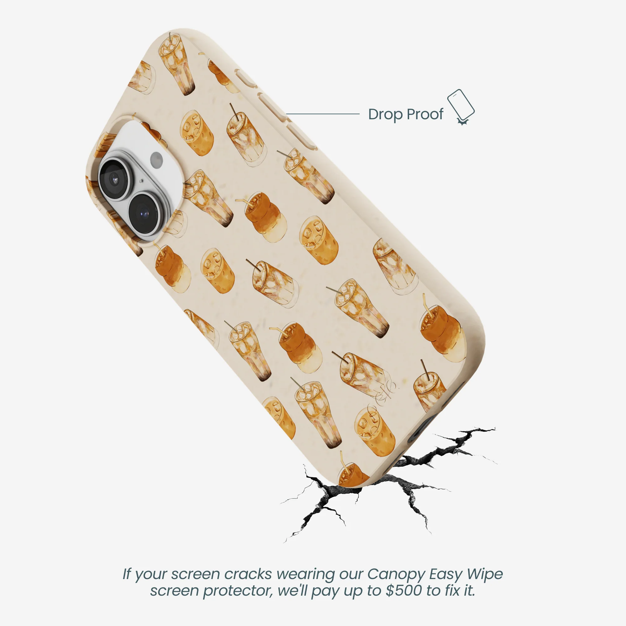 Seashell Latte Love iPhone 17 Case - Image 5