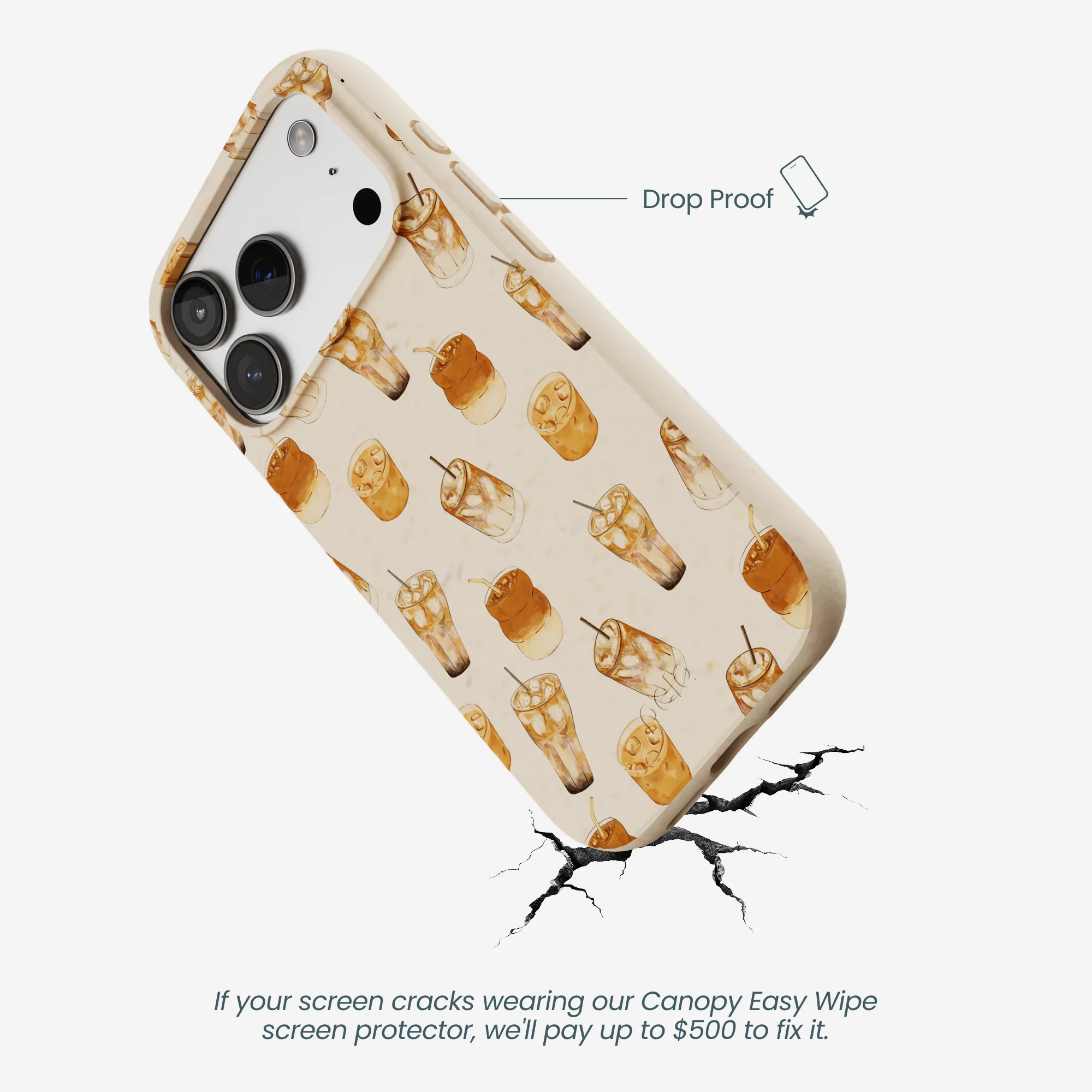 Seashell Latte Love iPhone 17 Pro Case - Image 5
