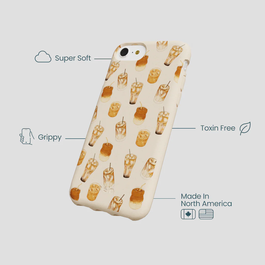 Seashell Latte Love iPhone 6/6s/7/8/SE Case - Image 4