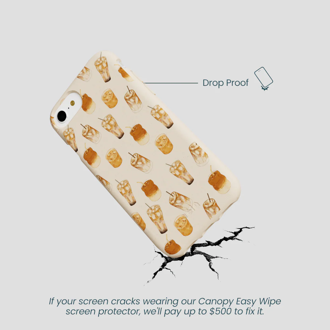 Seashell Latte Love iPhone 6/6s/7/8/SE Case - Image 5