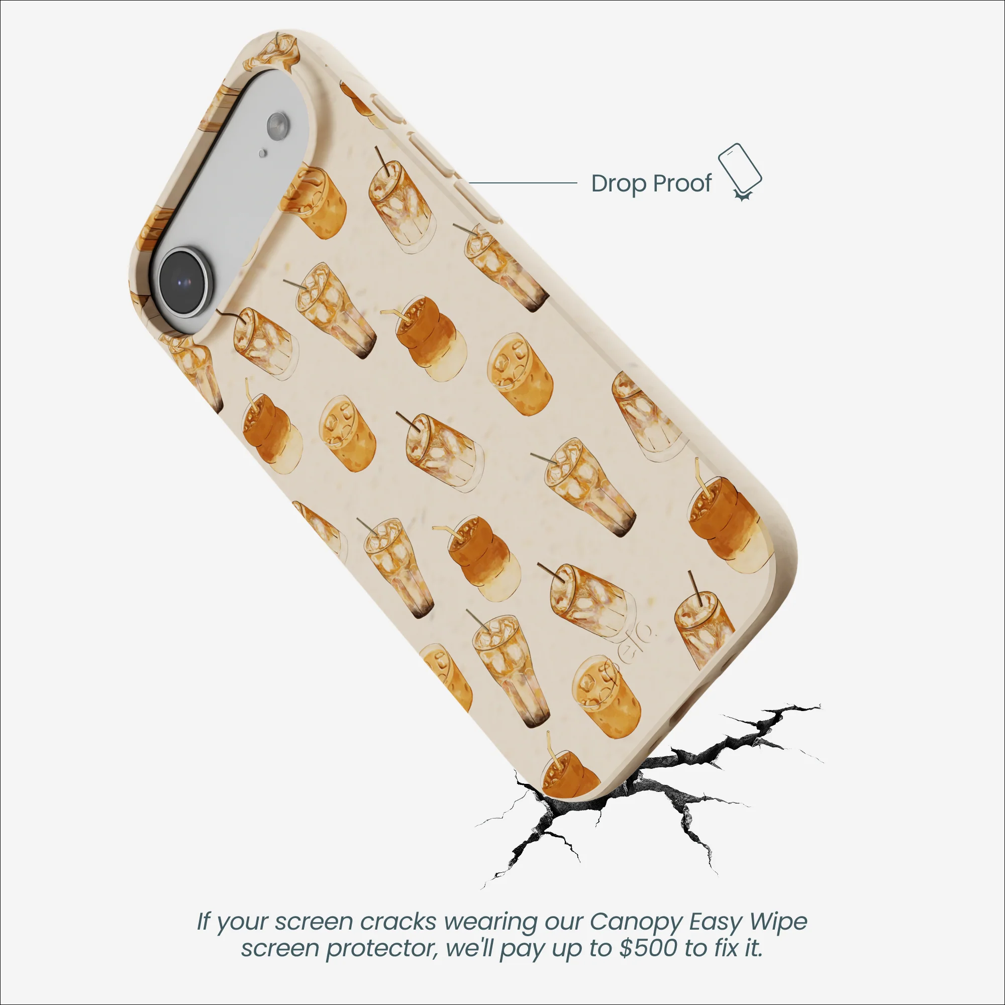 Seashell Latte Love iPhone Air Case - Image 5