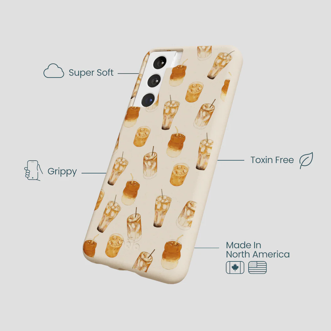 Seashell Latte Love Samsung Galaxy S21 Case - Image 4