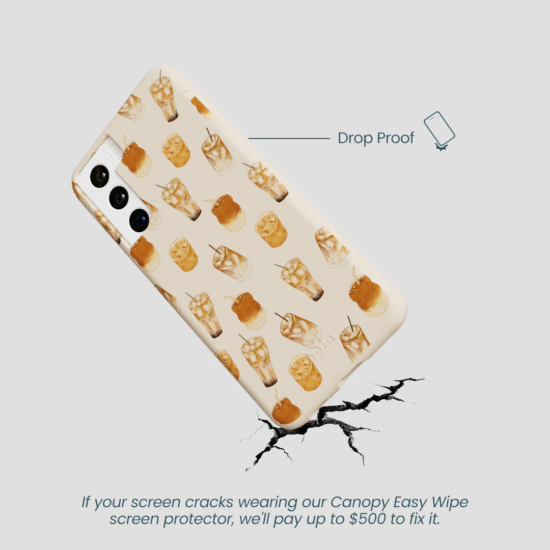 Seashell Latte Love Samsung Galaxy S21 Case - Image 5