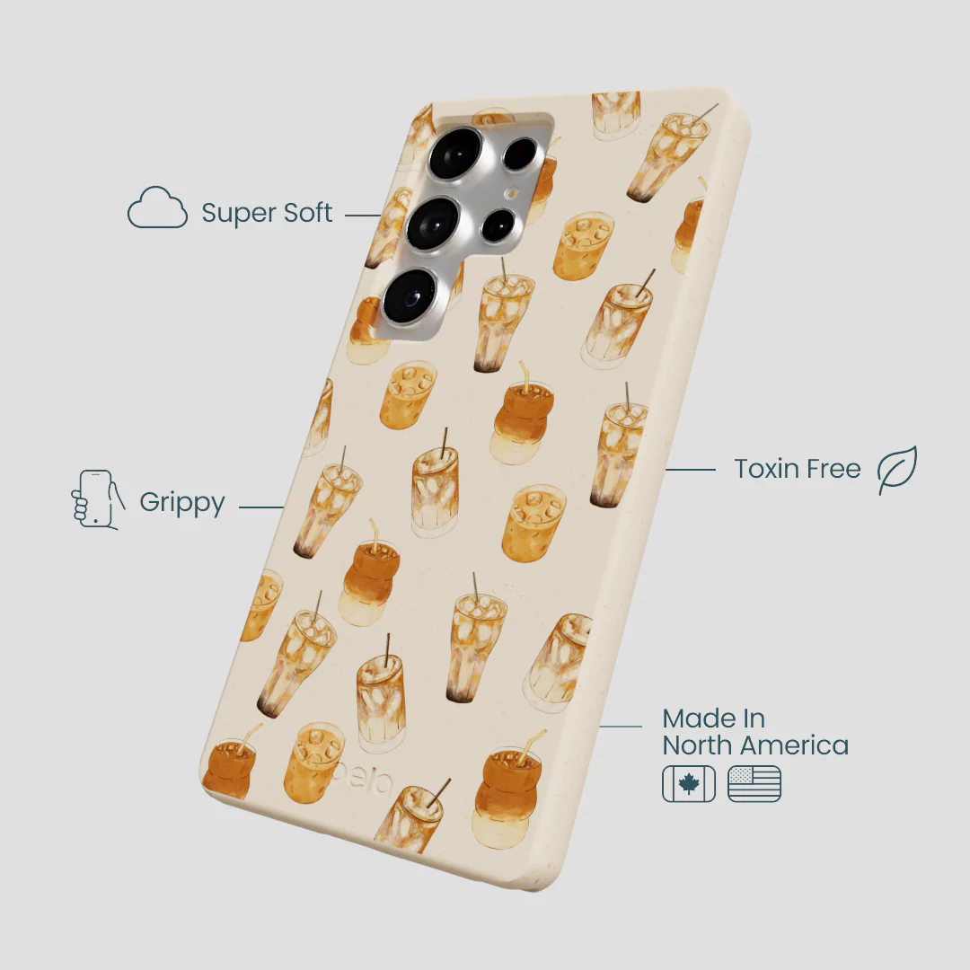 Seashell Latte Love Samsung Galaxy S25 Ultra Case - Image 4