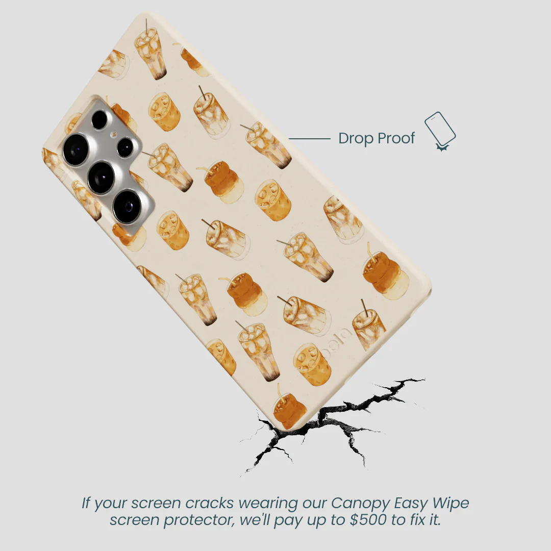 Seashell Latte Love Samsung Galaxy S25 Ultra Case - Image 5