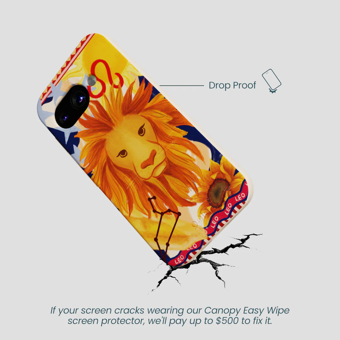 Seashell Leo Lion Google Pixel 9a Case - Image 4
