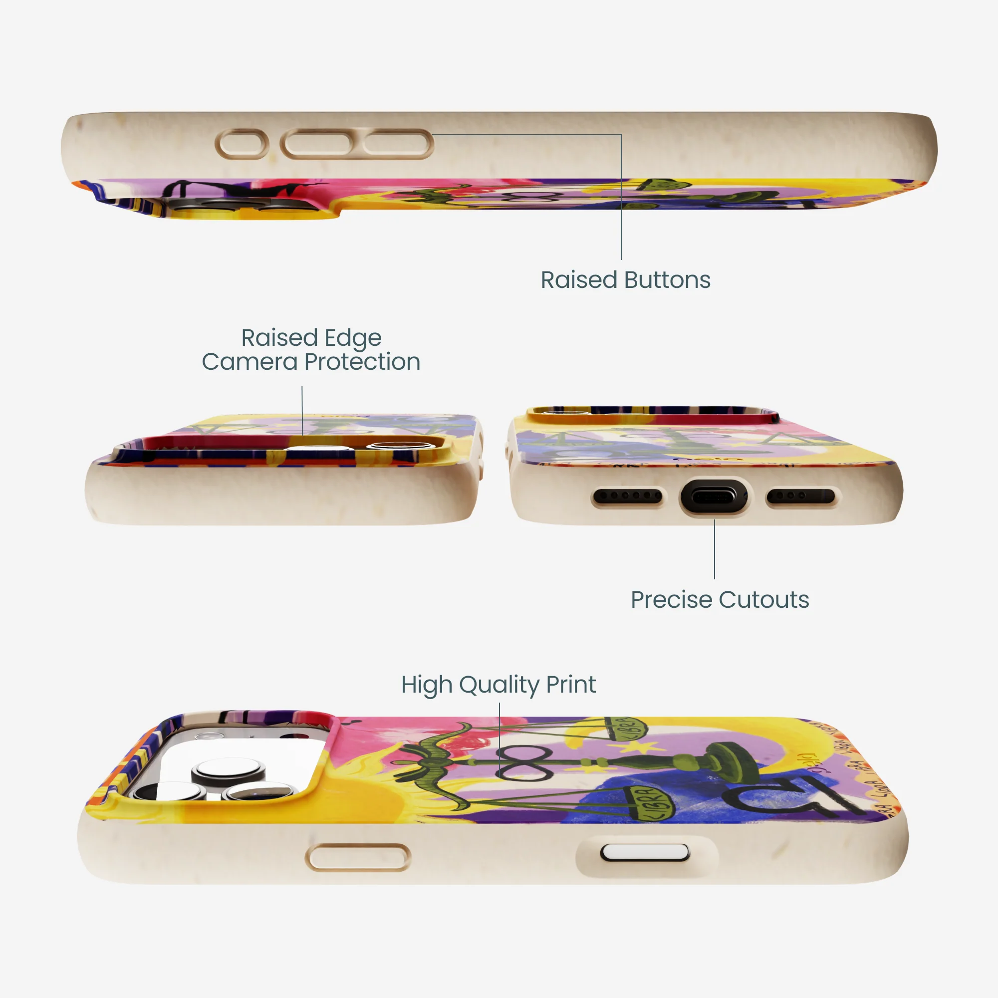 Seashell Libra Scale iPhone 17 Pro Max Case - Image 3