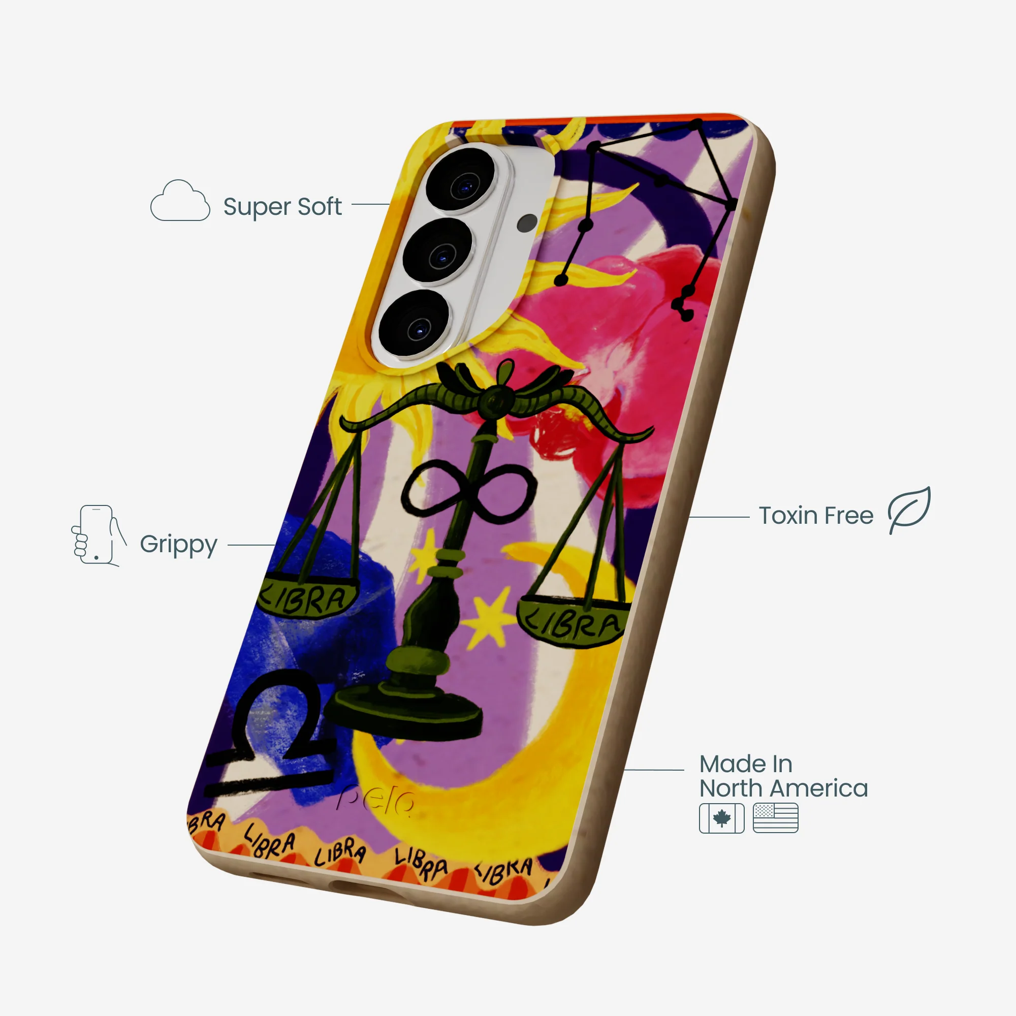 Seashell Libra Scale Samsung Galaxy S26 Case - Image 3