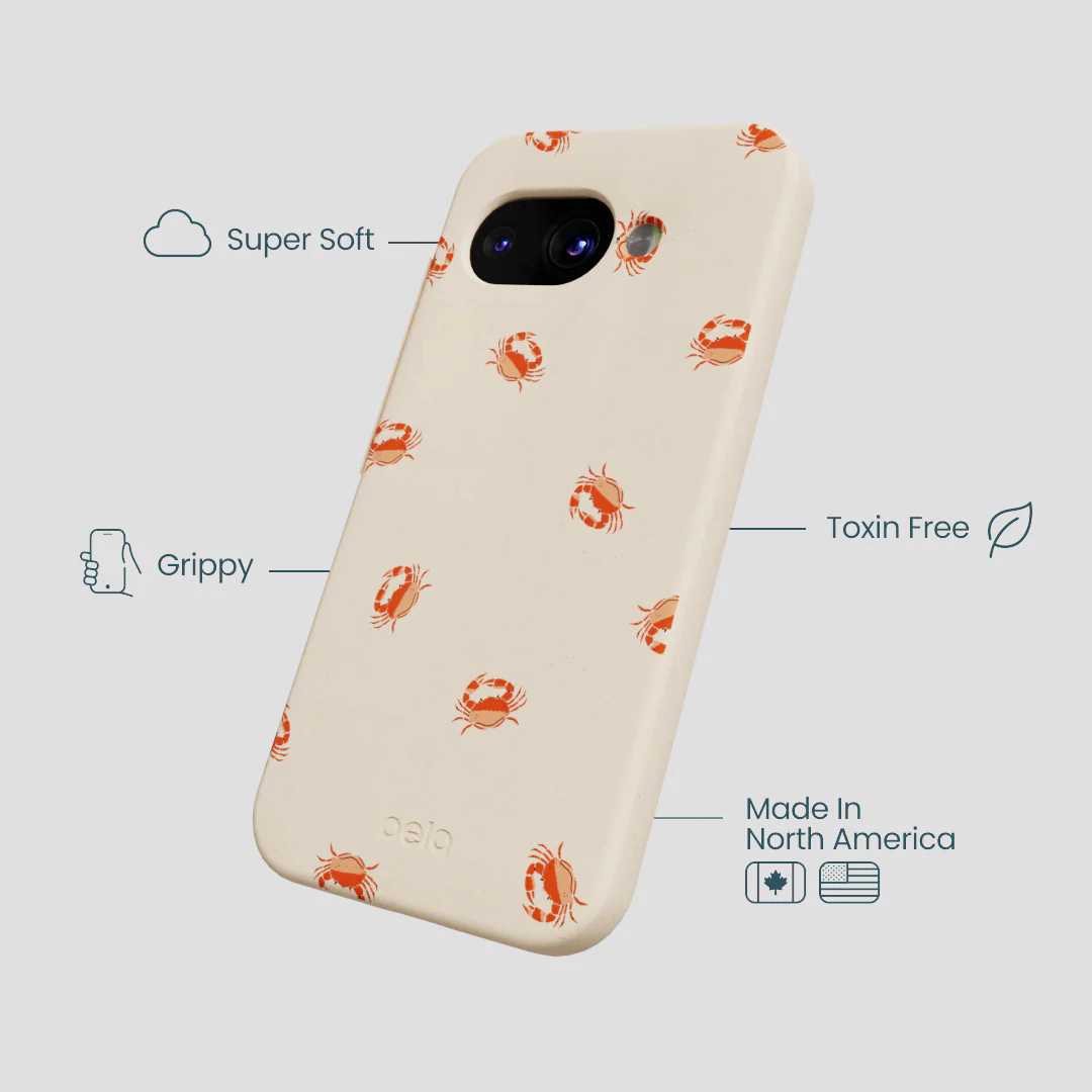 Seashell Lil Crabby Google Pixel 9a Case - Image 3