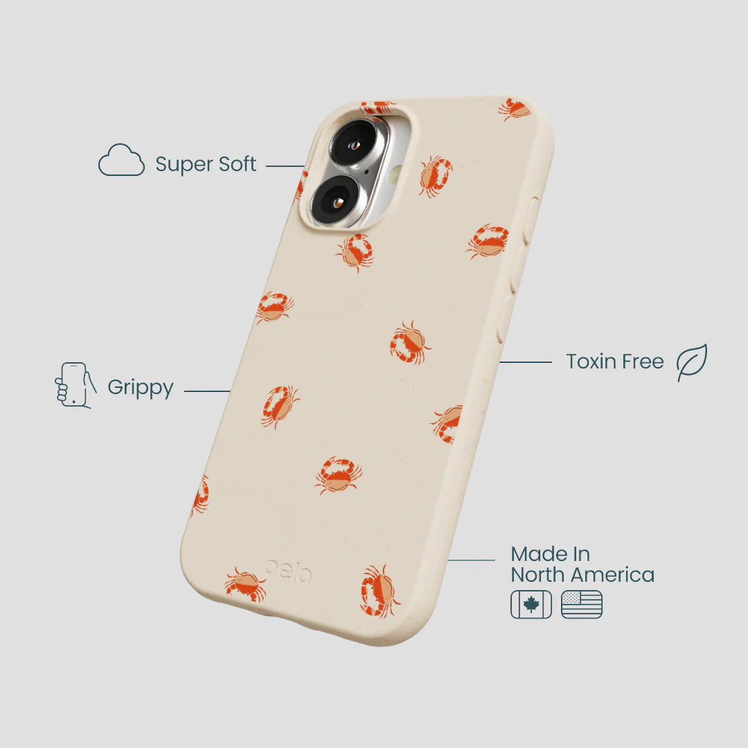 Seashell Lil Crabby iPhone 16 Case - Image 4